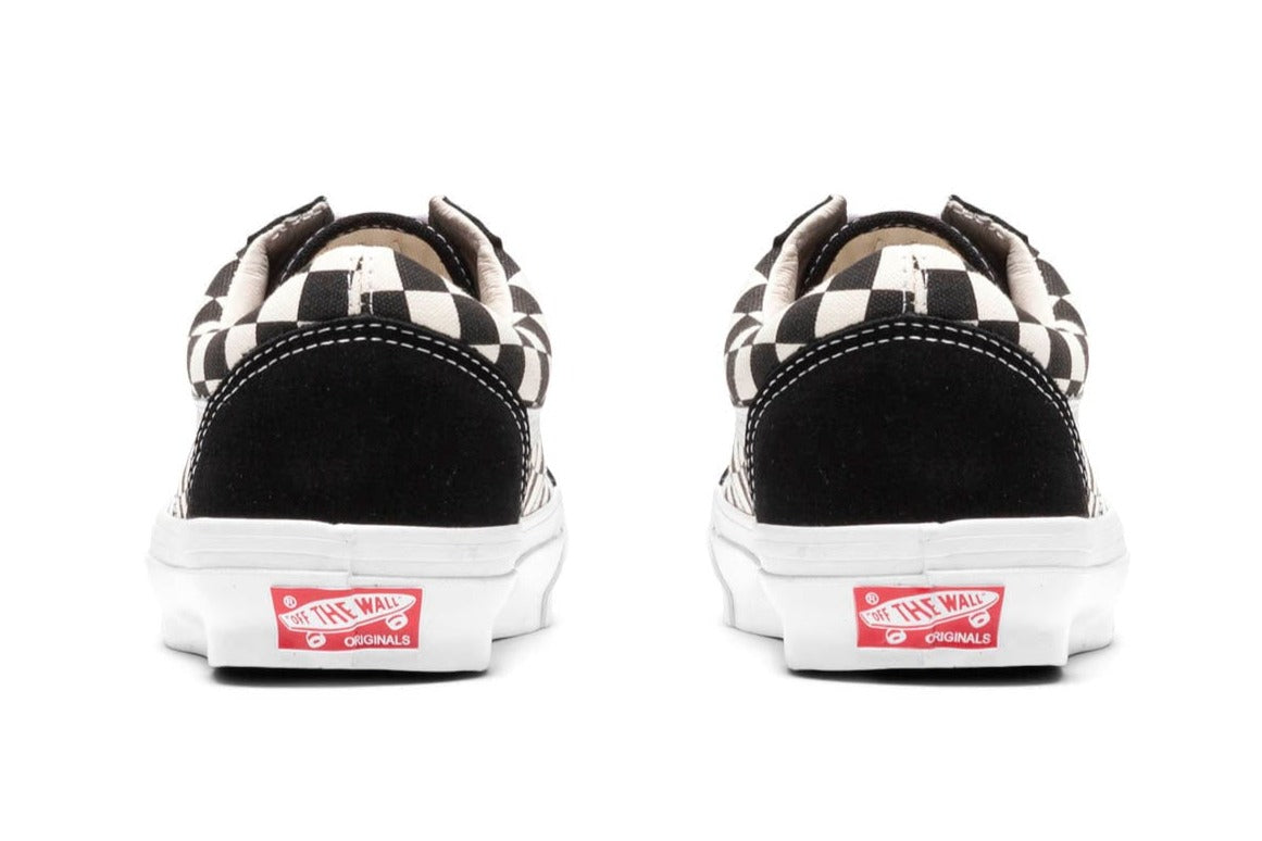 [VN0A4P3X639] Mens Vans VAULT UA OG OLD SKOOL LX 'CHECKERBOARD BLACK'