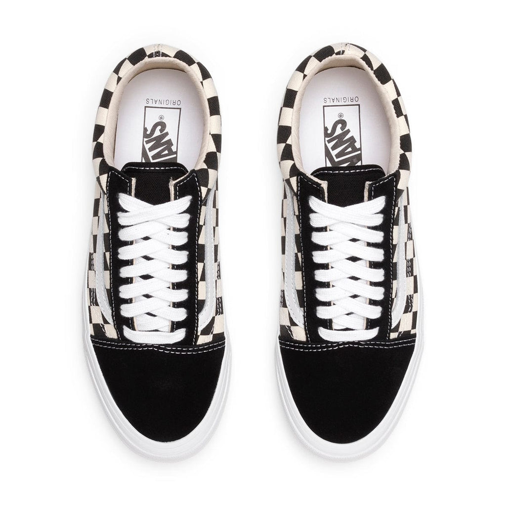 [VN0A4P3X639] Mens Vans VAULT UA OG OLD SKOOL LX 'CHECKERBOARD BLACK'