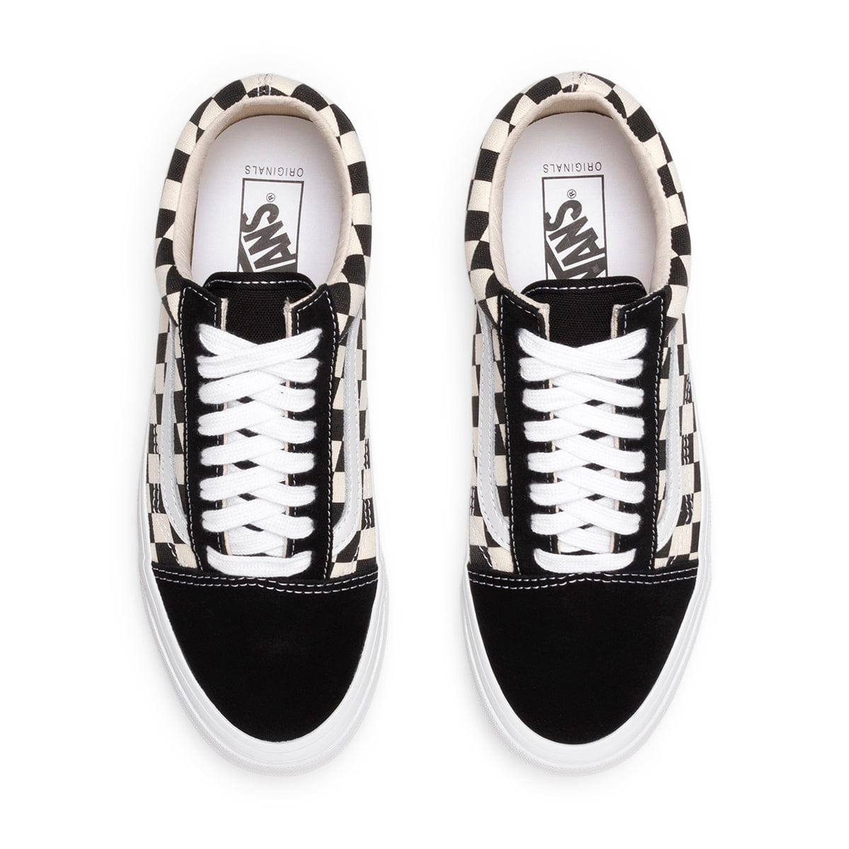 [VN0A4P3X639] Mens Vans VAULT UA OG OLD SKOOL LX 'CHECKERBOARD BLACK'