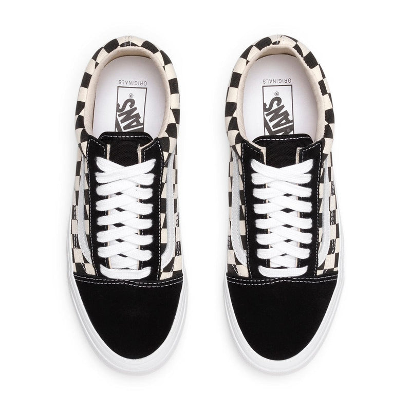 [VN0A4P3X639] Mens Vans VAULT UA OG OLD SKOOL LX 'CHECKERBOARD BLACK'