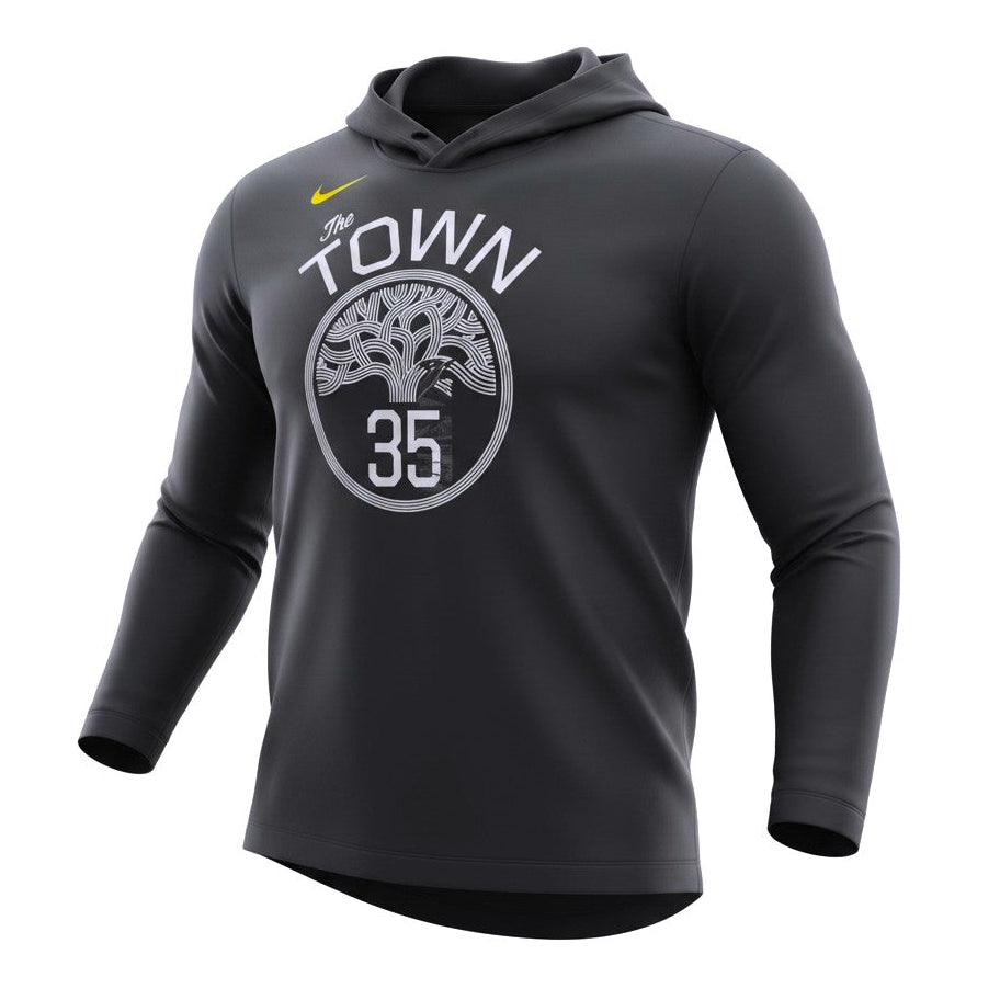 [BQ2042-013] Mens Nike NBA GSW "The Town" Steph Curry Long Sleeve Hoodie