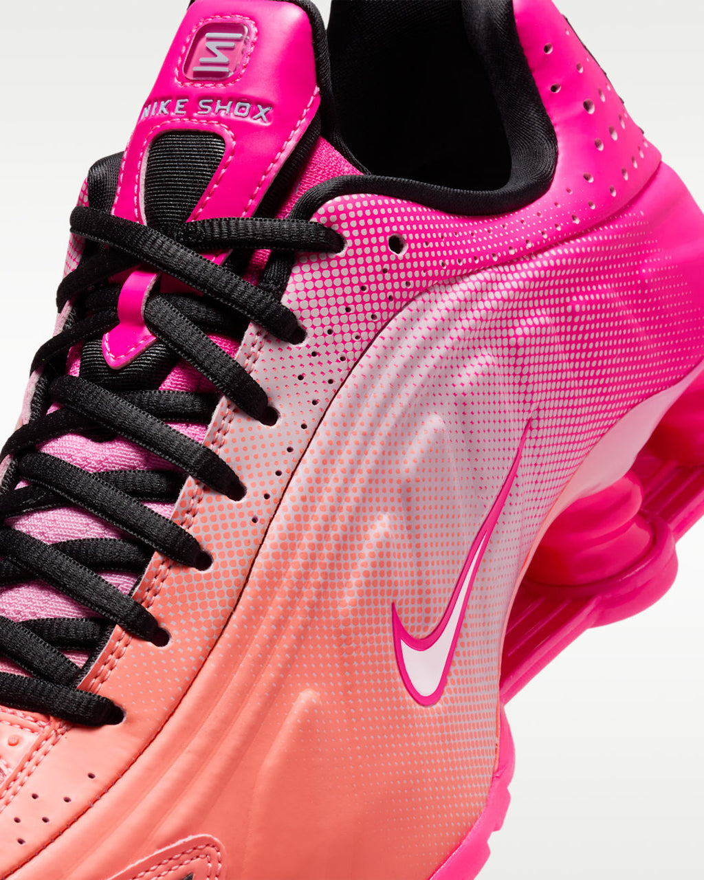 [IH2343-600] WOMENS NIKE SHOX R4 AB 'HYPER PINK BLACK'