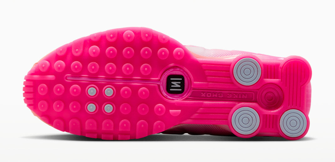 [IH2343-600] WOMENS NIKE SHOX R4 AB 'HYPER PINK BLACK'