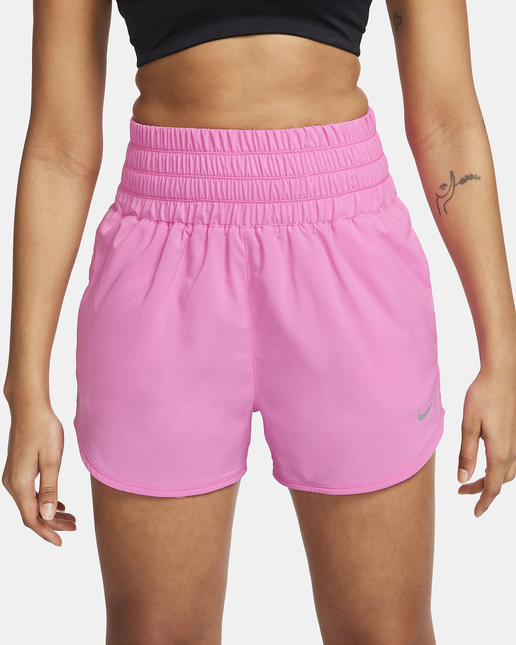 [DX6642-675] Womens Nike ONE DRI-FIT ULTRA HIGH RISE SHORTS