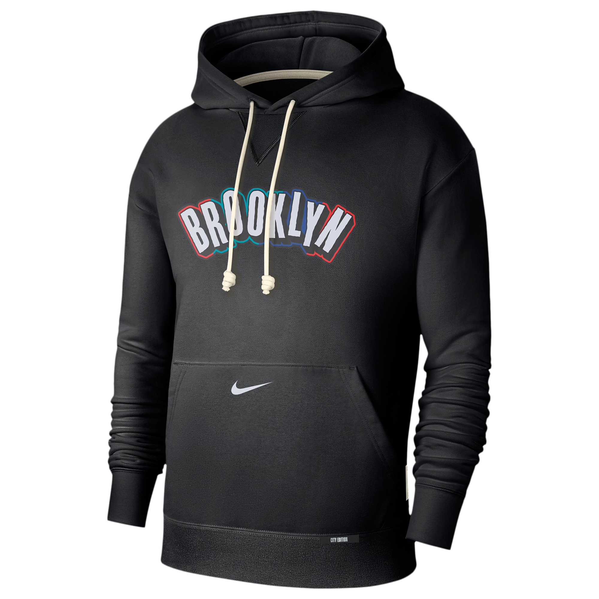 [FZ0475-010] MENS NIKE NBA NETS DRI-FIT STANDARD ISSUE HOODIE CITY EDITION