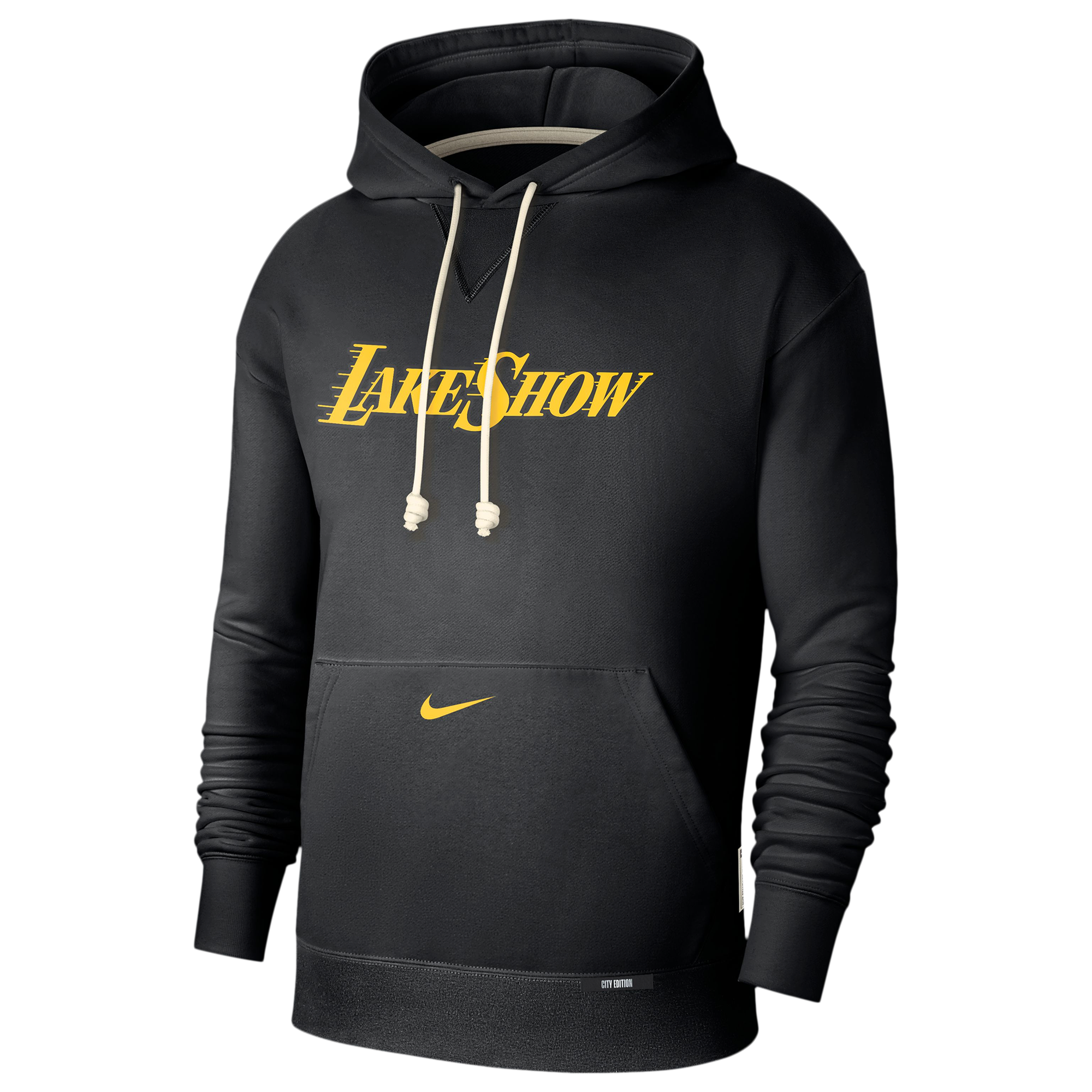 [FZ0486-010] MENS NIKE NBA LAKERS DRI-FIT STANDARD ISSUE HOODIE CTS CITY EDITION