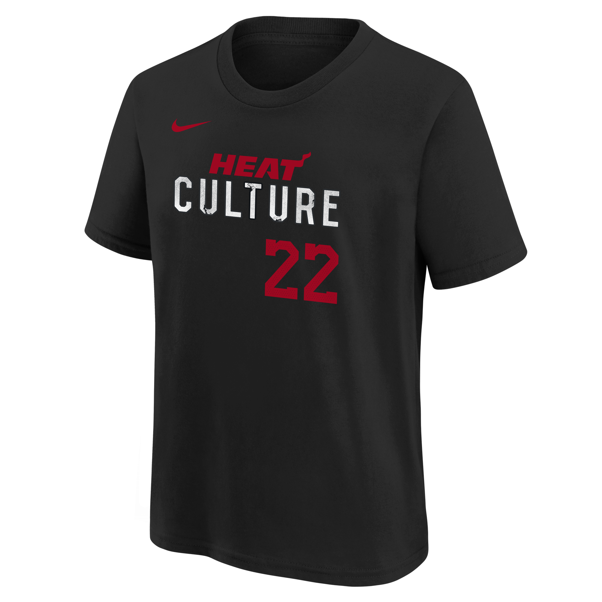 [9Z2B7HDMF-HEAJB] YOUTH NIKE NBA HEAT 'BUTLER' 24/25 CITY EDITION N&N T-SHIRT