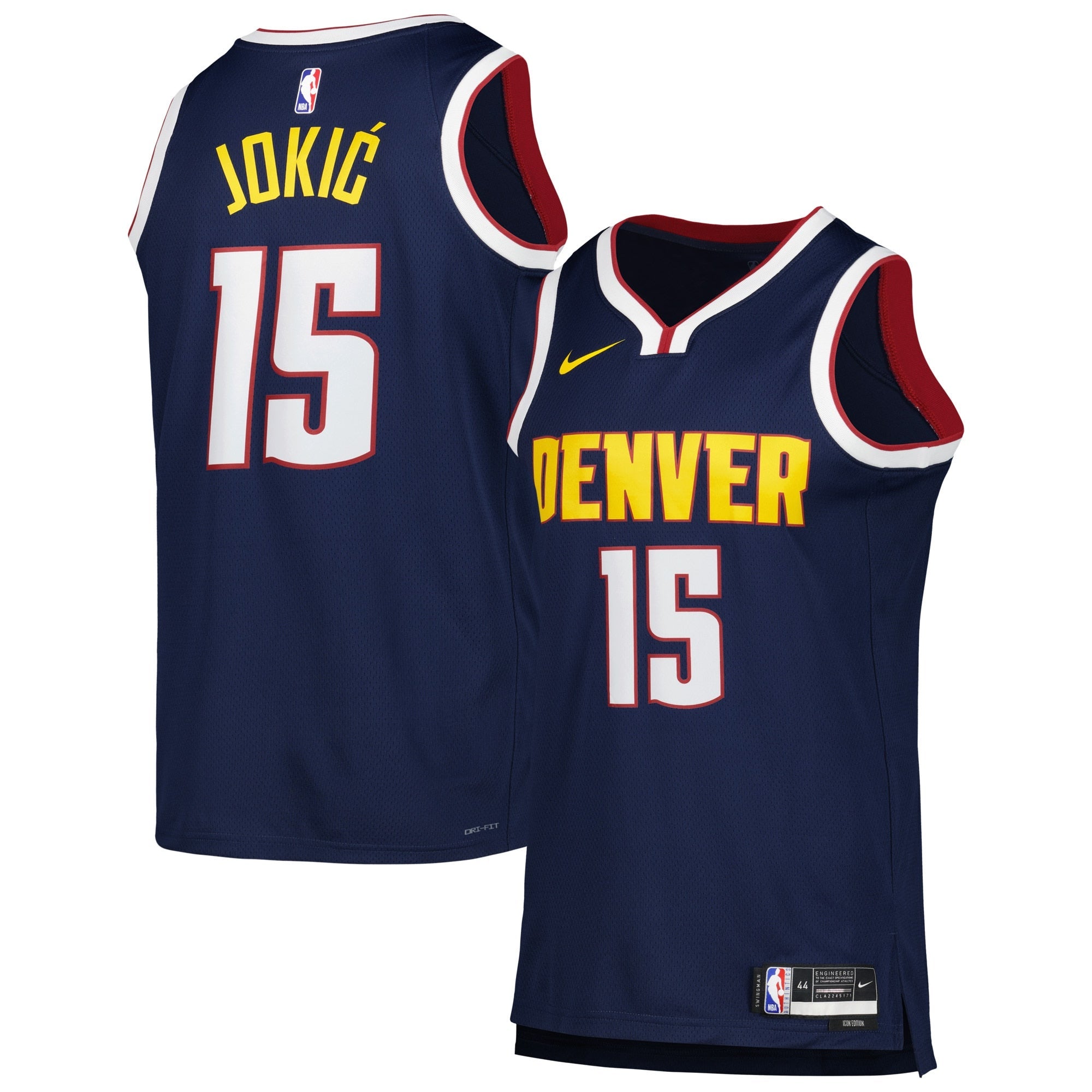 [DN2003-419] MENS NIKE NBA NUGGETS JOKIC DRI-FIT NBA SWINGMAN JERSEY