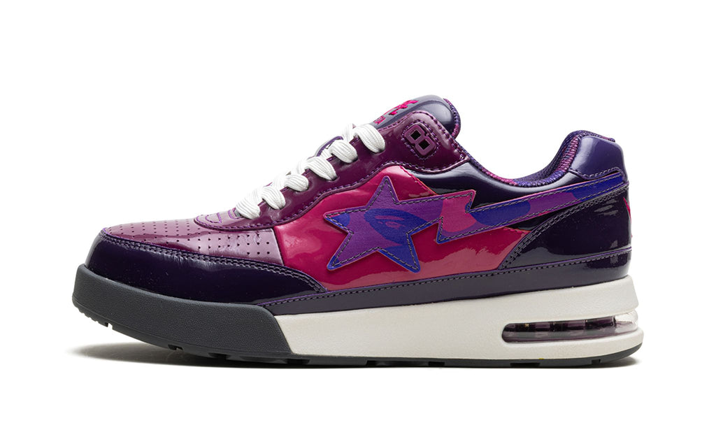 [1I80191003-PUR] Mens A Bathing Ape Bape Road Sta 'Patent Leather Purple (2022)'