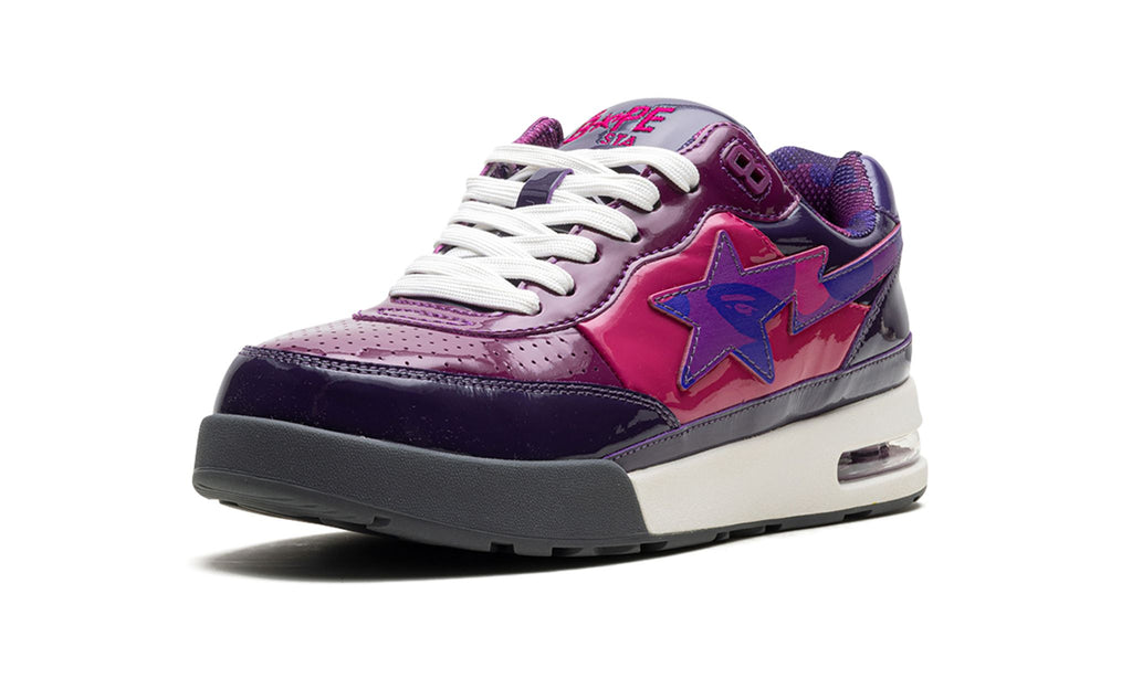 [1I80191003-PUR] Mens A Bathing Ape Bape Road Sta 'Patent Leather Purple (2022)'