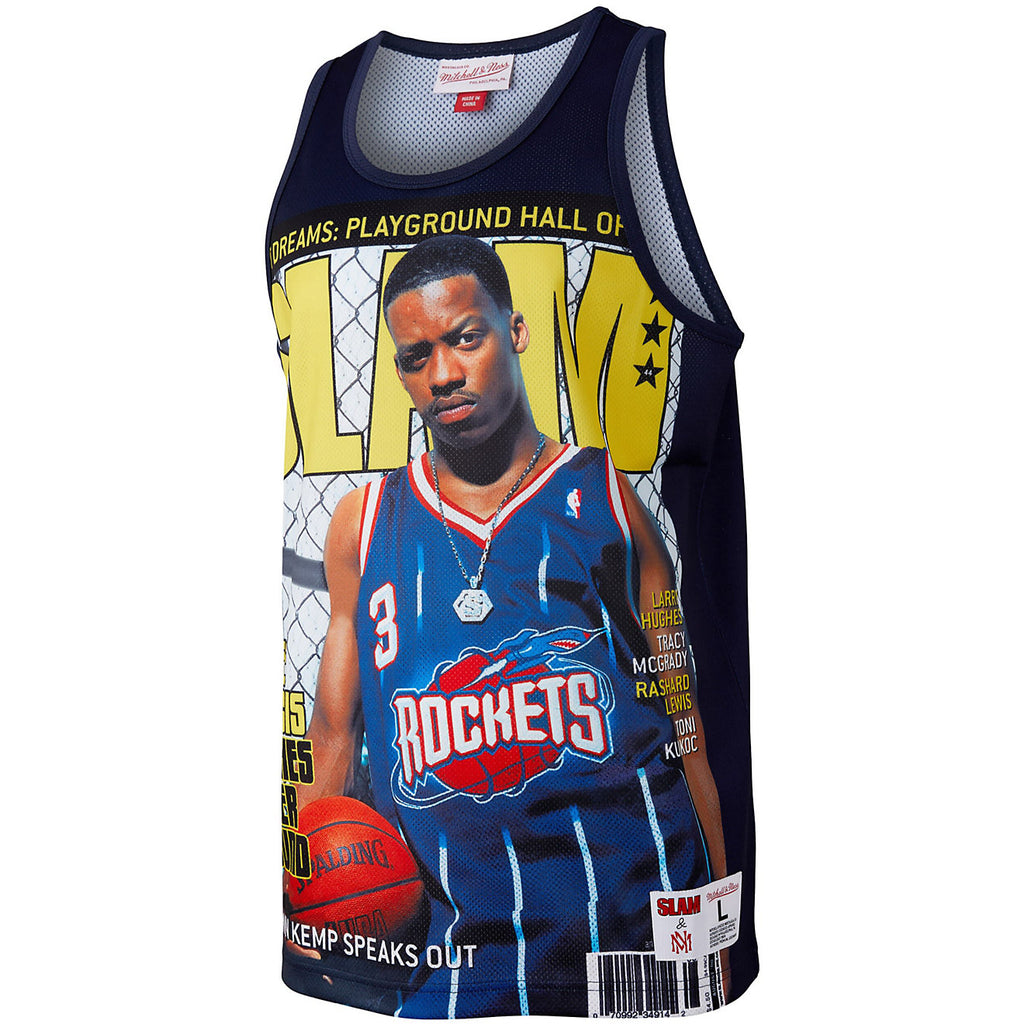 MENS MITCHELL & NESS SLAM SUBLIMATED TANK ROCKETS STEVE FRANCIS