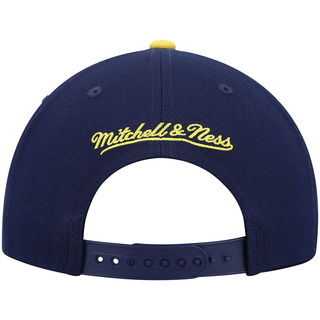 MENS MITCHELL & NESS NBA TEAM 2 TONE 2.0 SNAPBACK HWC PACERS