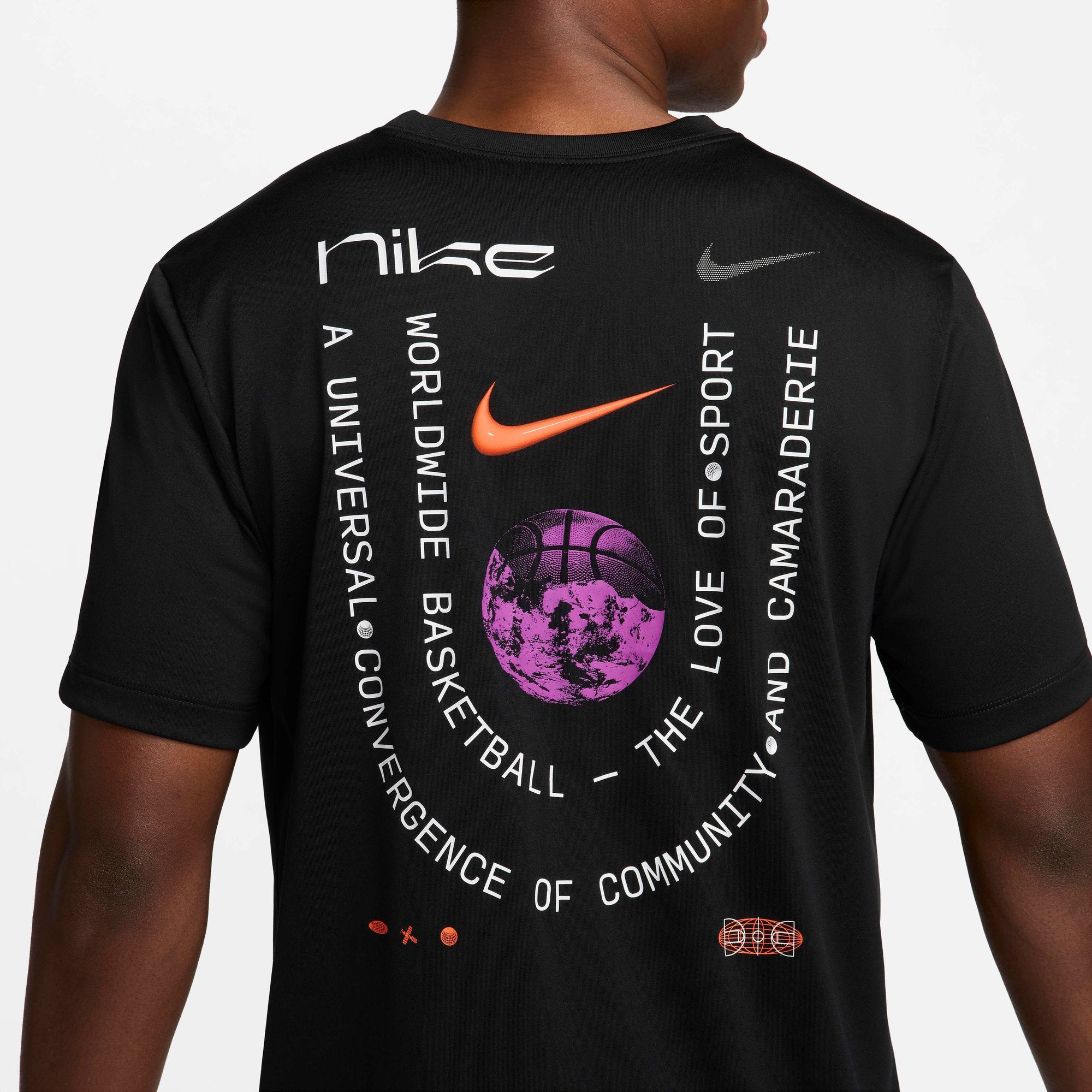 [FV8412-010] Mens Nike DRI-FIT WORLDWIDE BASKETBALL T-SHIRT