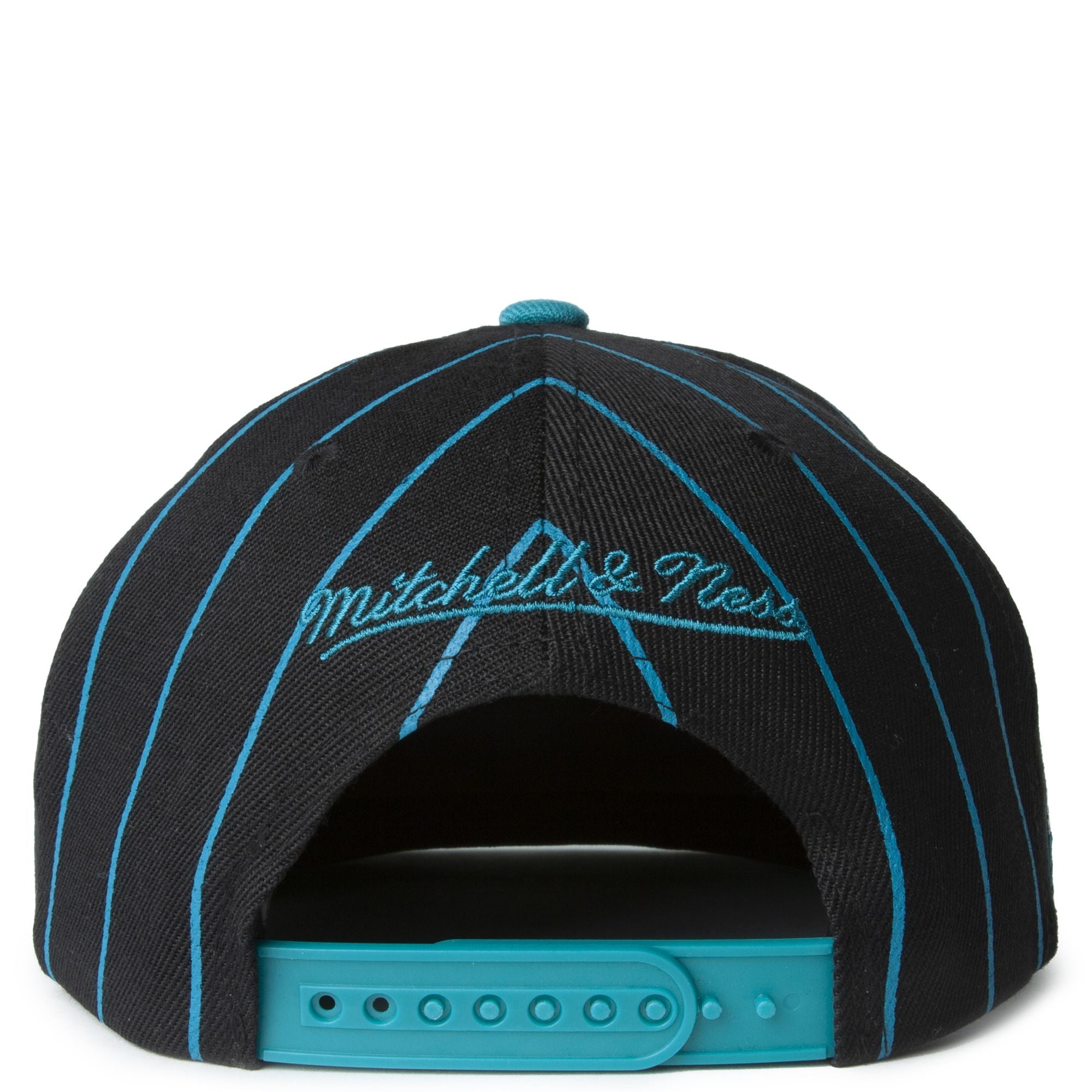 MENS MITCHELL & NESS NHL TEAM PIN SNAPBACK SHARKS - BLACK