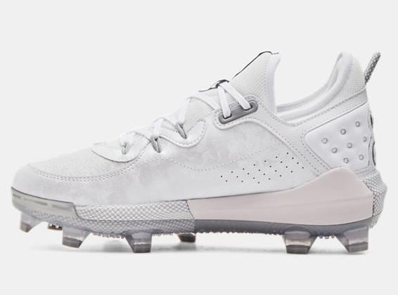 [3026591-100] MENS UNDER ARMOUR HARPER 8 ELITE TPU 'WHITE BASEBALL GREY'
