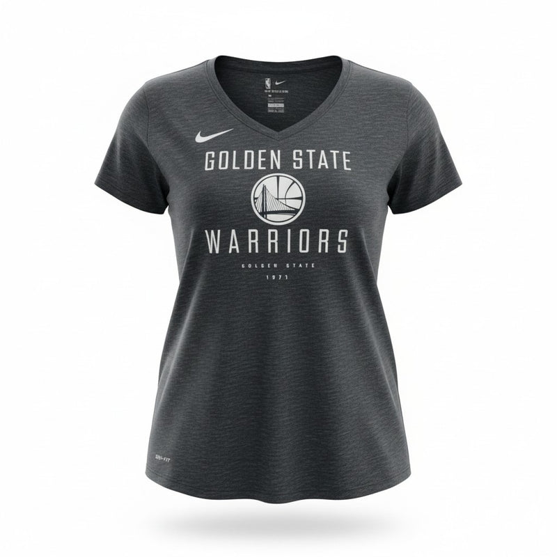 [934331-010] Womens Nike NBA Golden State Warriors V Neck T-Shirt