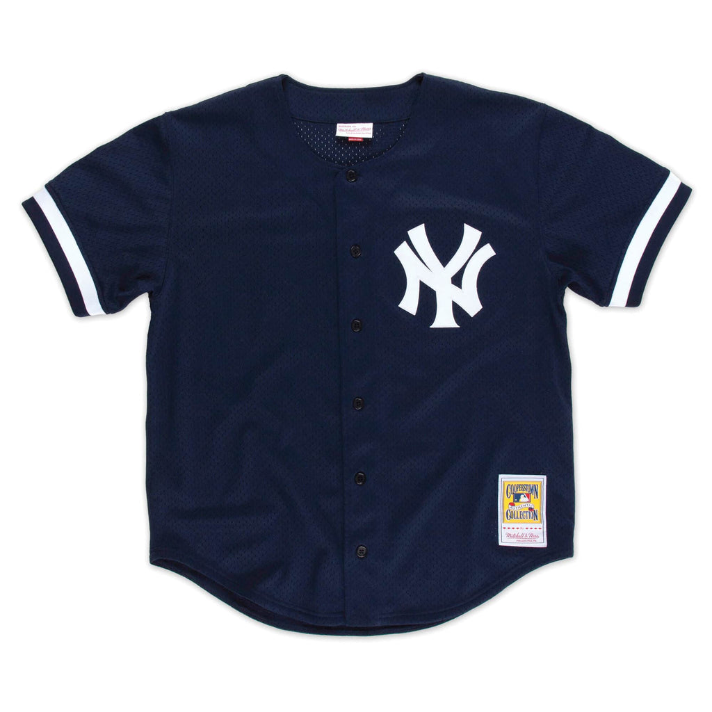 Mens Mitchell & Ness MLB AUTHENTIC BP BUTTON FRONT YANKEES 1998 BERNIE WILLIAMS