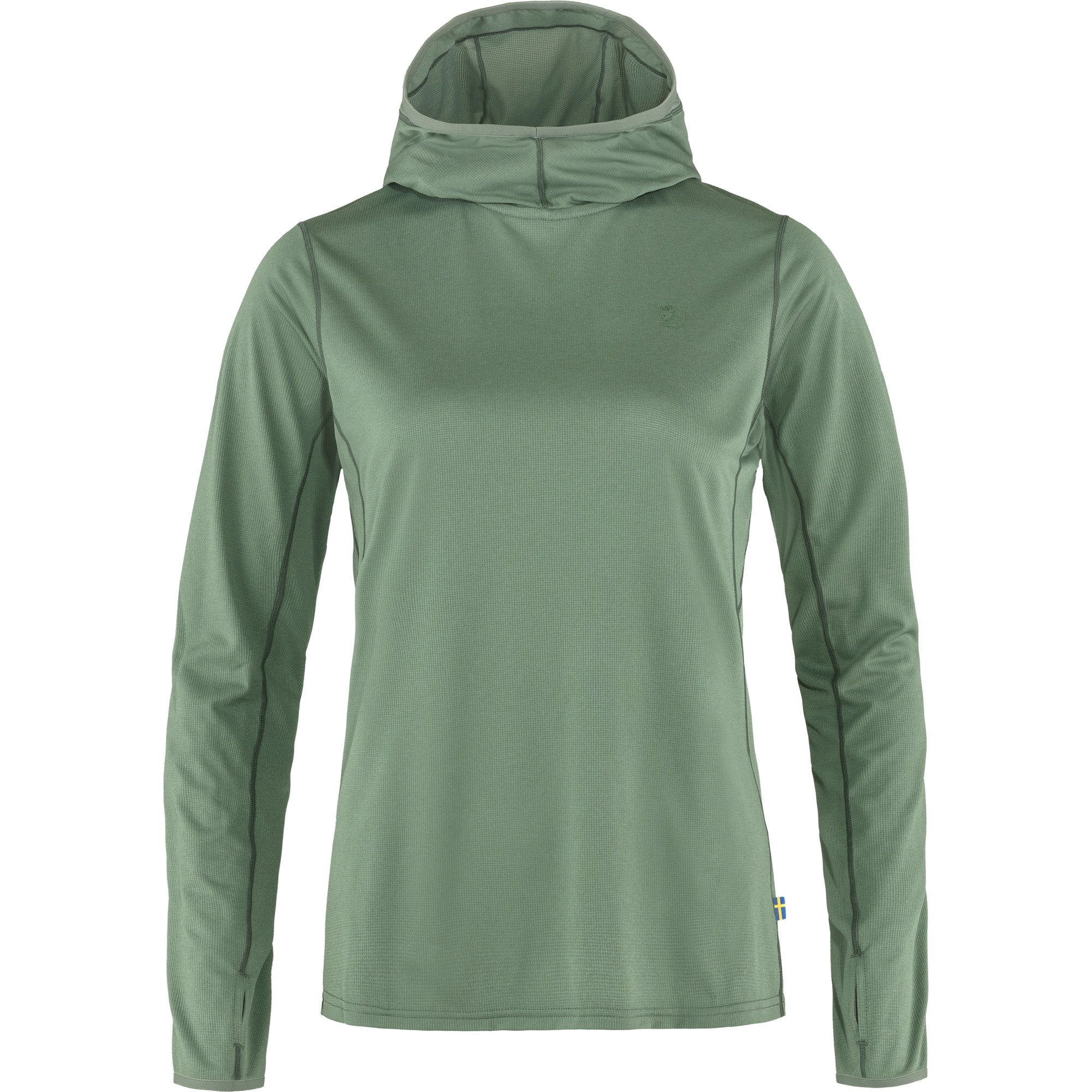 [84108-614] WOMENS FJALLRAVEN ABISKO LONG SLEEVE SUN-HOODIE W