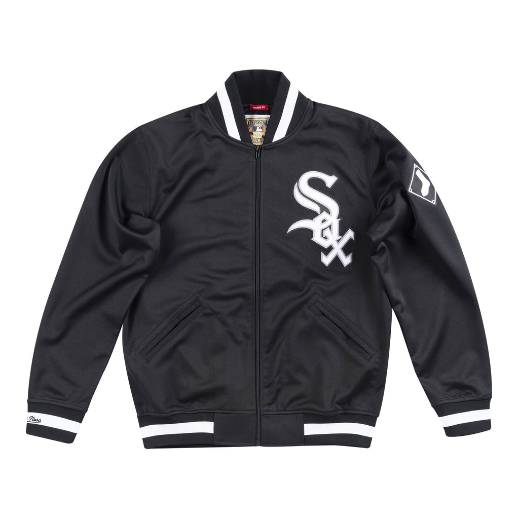 Mens Mitchell & Ness MLB BP JACKET WHITE SOX 91