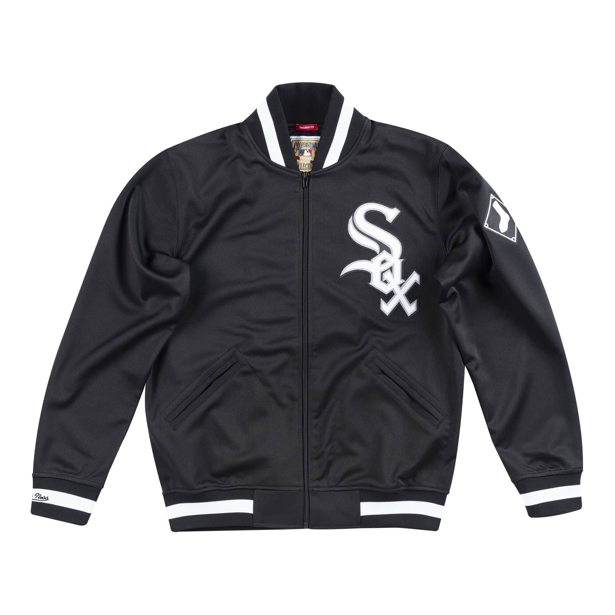 Mens Mitchell & Ness MLB BP JACKET WHITE SOX 91