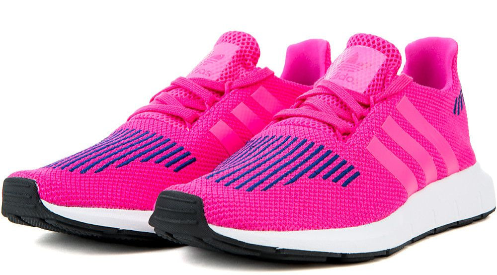 [CG4160] Grade School Adidas SWIFT RUN J 'SHOCK PINK ULTRA POP'