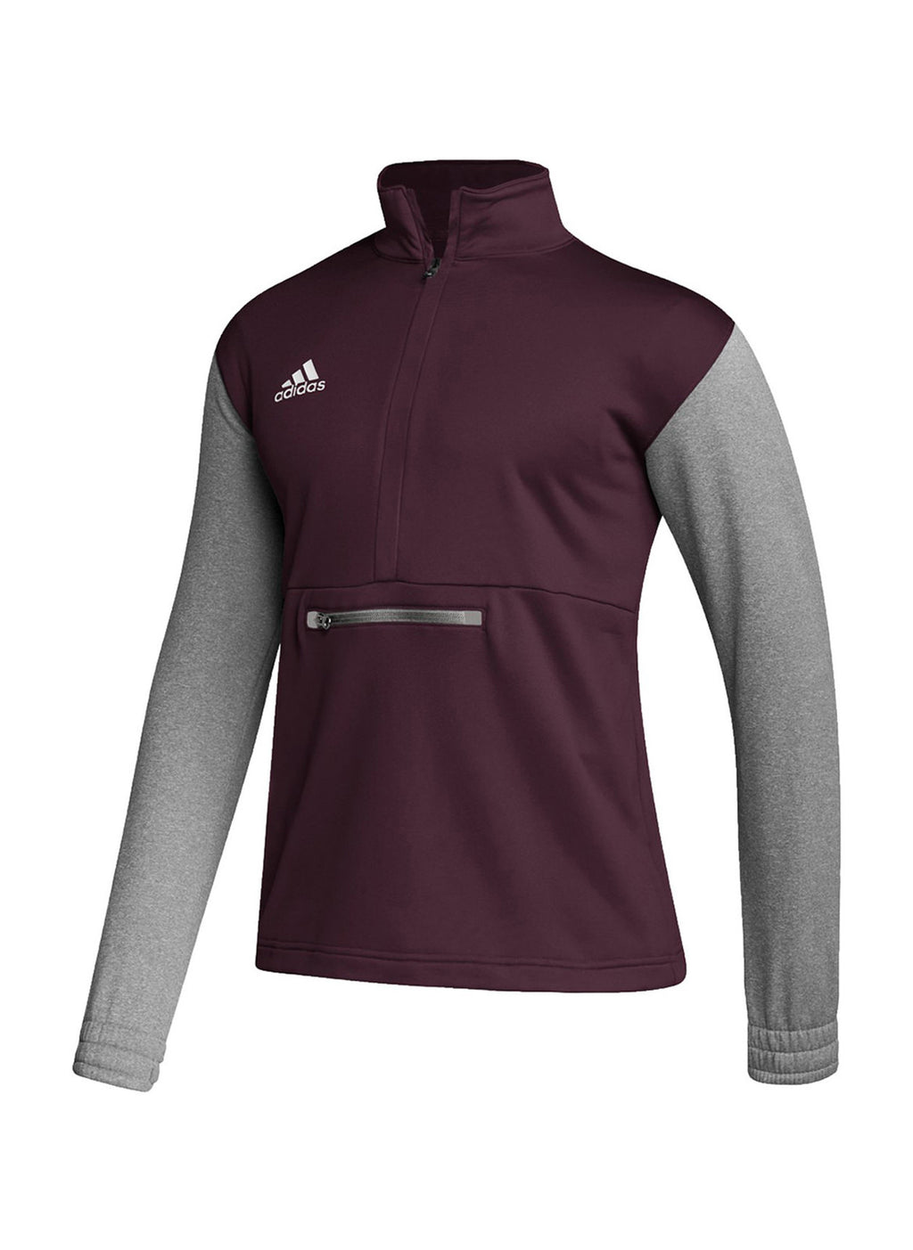 [HI3072] MENS ADIDAS TEAM ISSUE QUARTER-ZIP