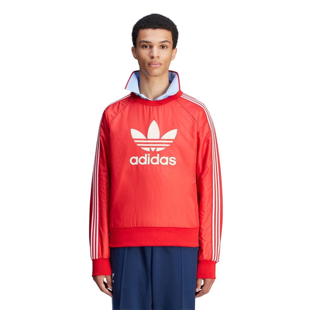 [JE5994] MENS ADIDAS WALES BONNER NYLON CREW 'BETTER SCARLET'