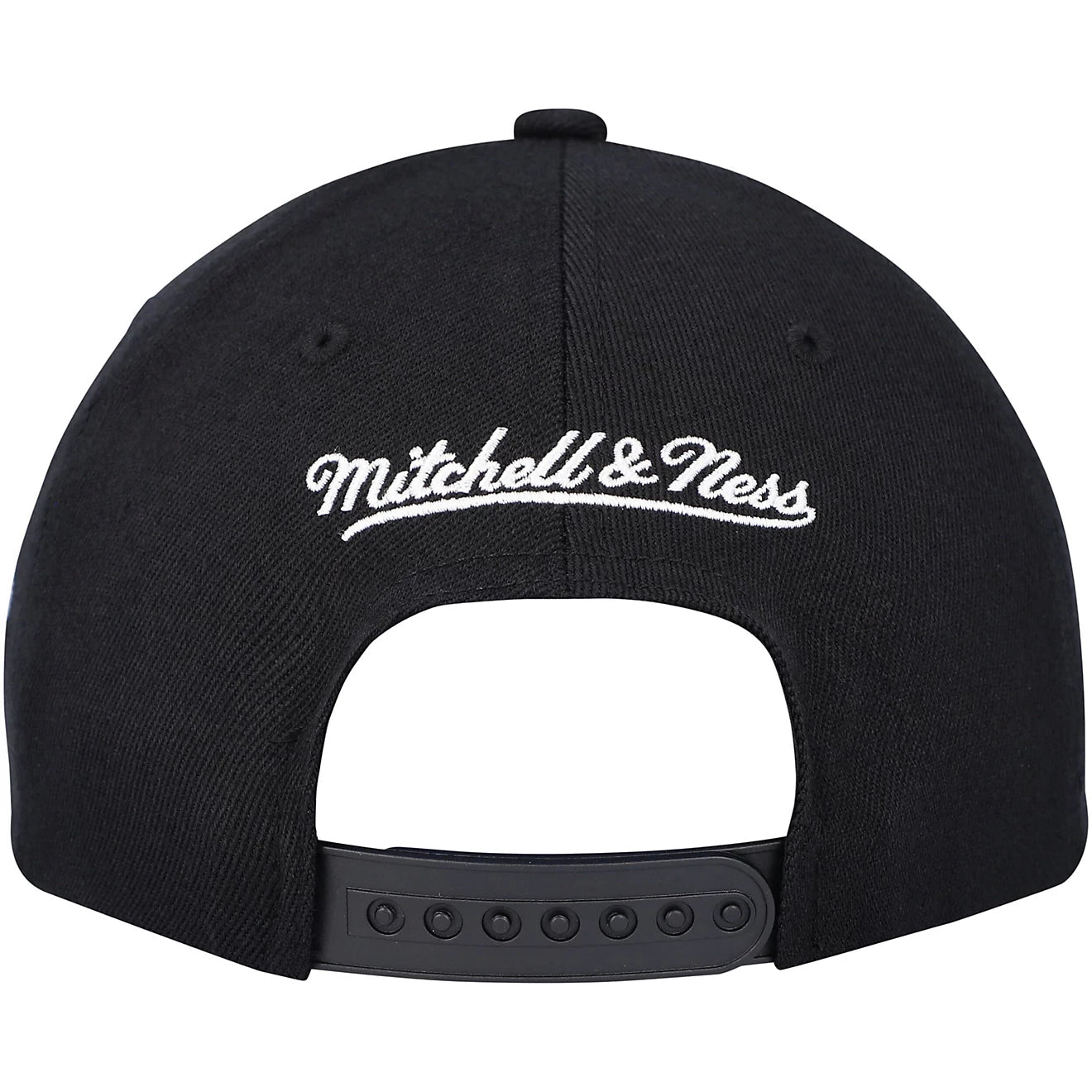 MENS MITCHELL & NESS NBA TEAM SCRIPT 2.0 STRETCH SNAPBACK 76ERS
