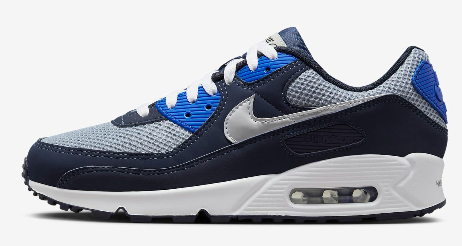 [FD0374-410] Mens Nike AIR MAX 90 SE 'NAVY ASHEN SLATE'