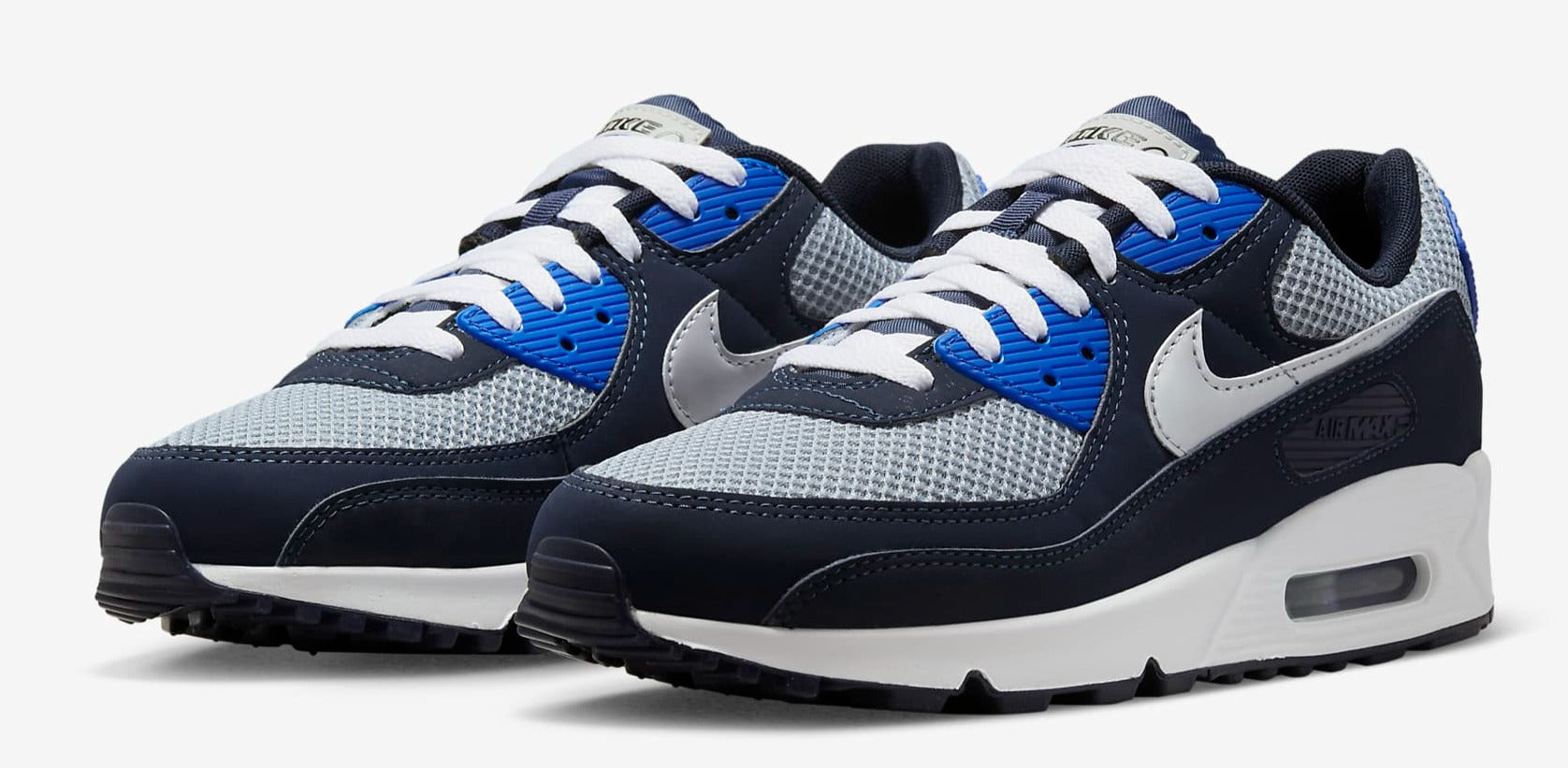 [FD0374-410] Mens Nike AIR MAX 90 SE 'NAVY ASHEN SLATE'