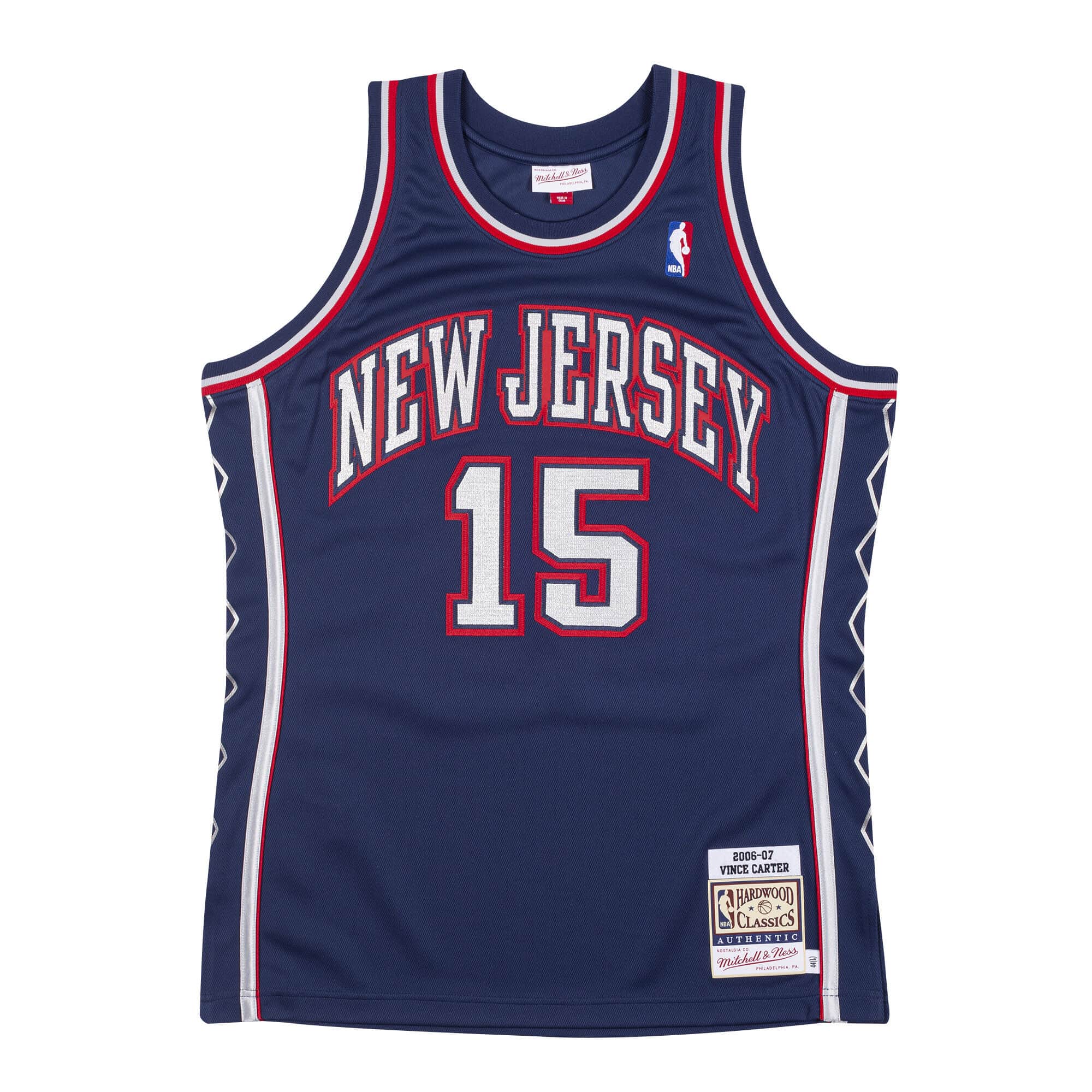 MENS MITCHELL & NESS AUTHENTIC JERSEY NETS 2006 VINCE CARTER