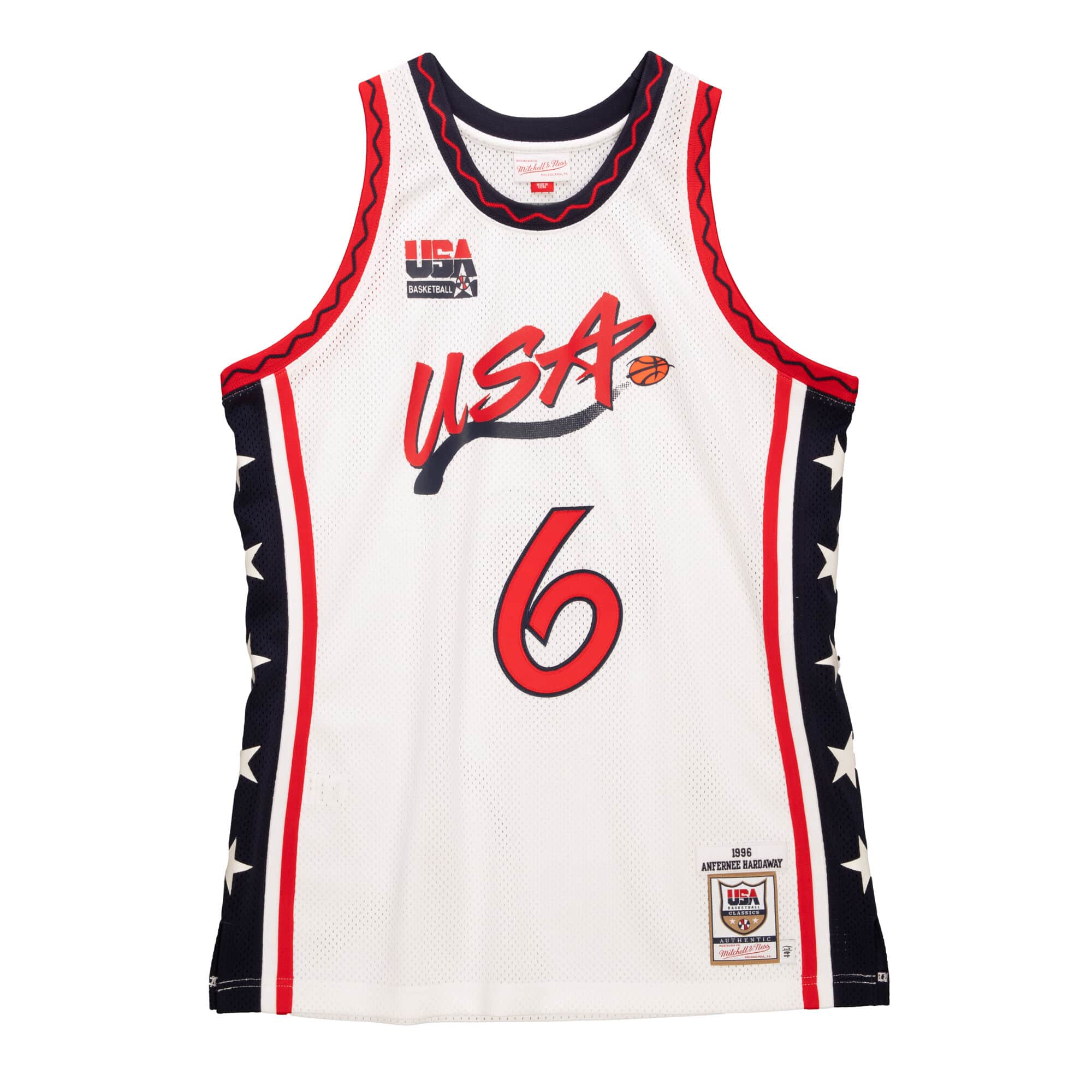 MENS MITCHELL & NESS AUTHENTIC JERSEY USA 1996 PENNY HARDAWAY