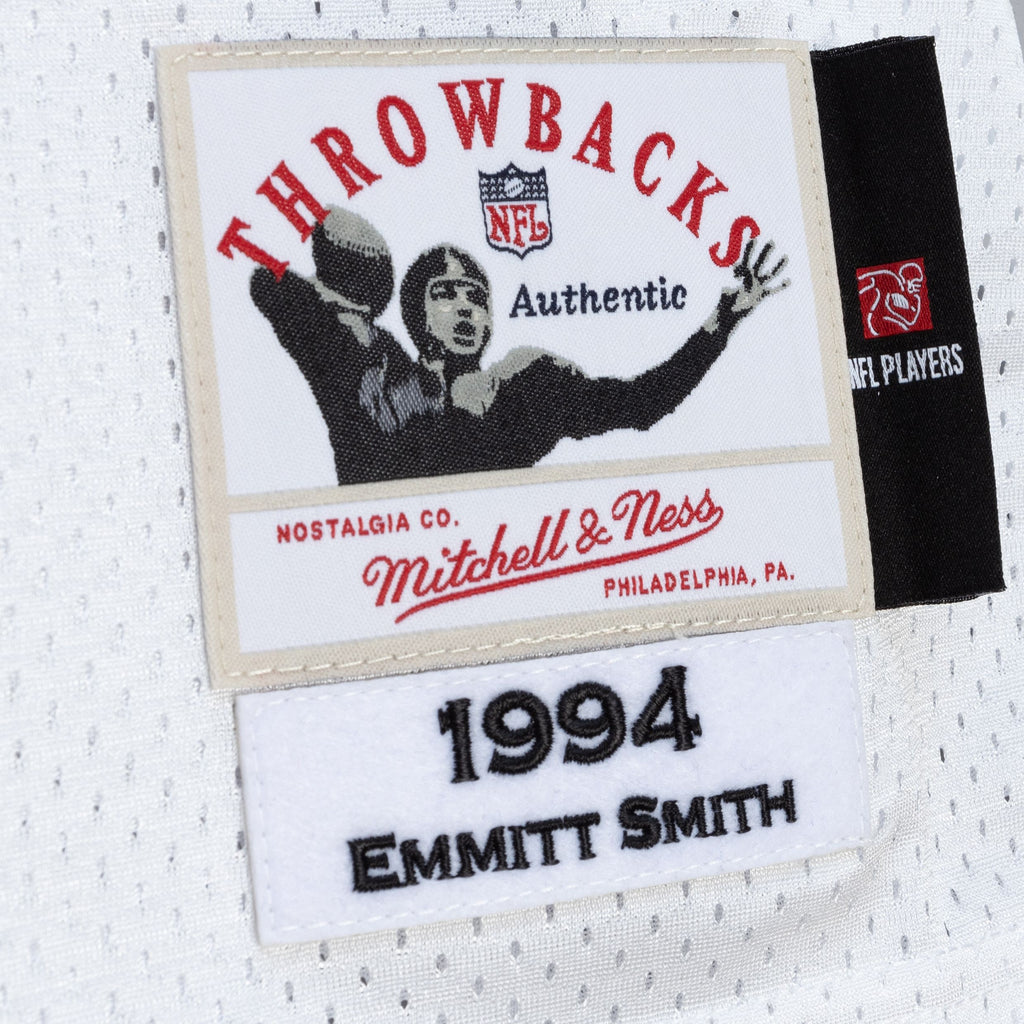 Mens Mitchell & Ness NFL WHITE JERSEY COWBOYS 1994 EMMITT SMITH