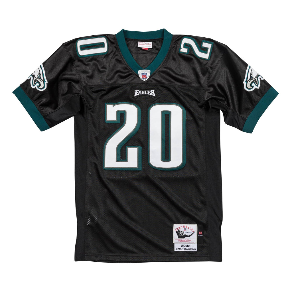 Mens Mitchell & Ness NFL AUTHENTIC ALTERNATE JERSEY EAGLES 2003 BRIAN DAWKINS