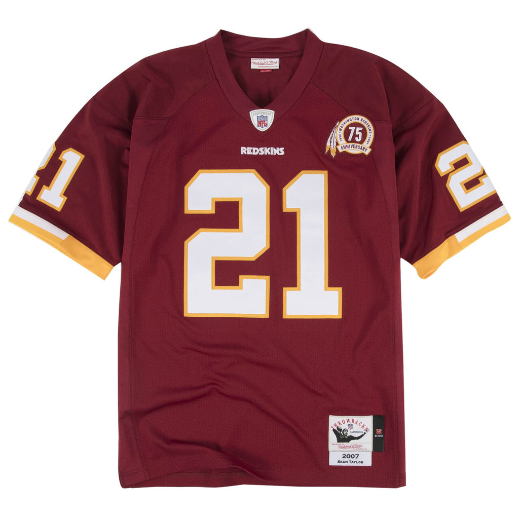 Mens Mitchell & Ness NFL AUTHENTIC JERSEY REDSKINS 2007 SEAN TAYLOR