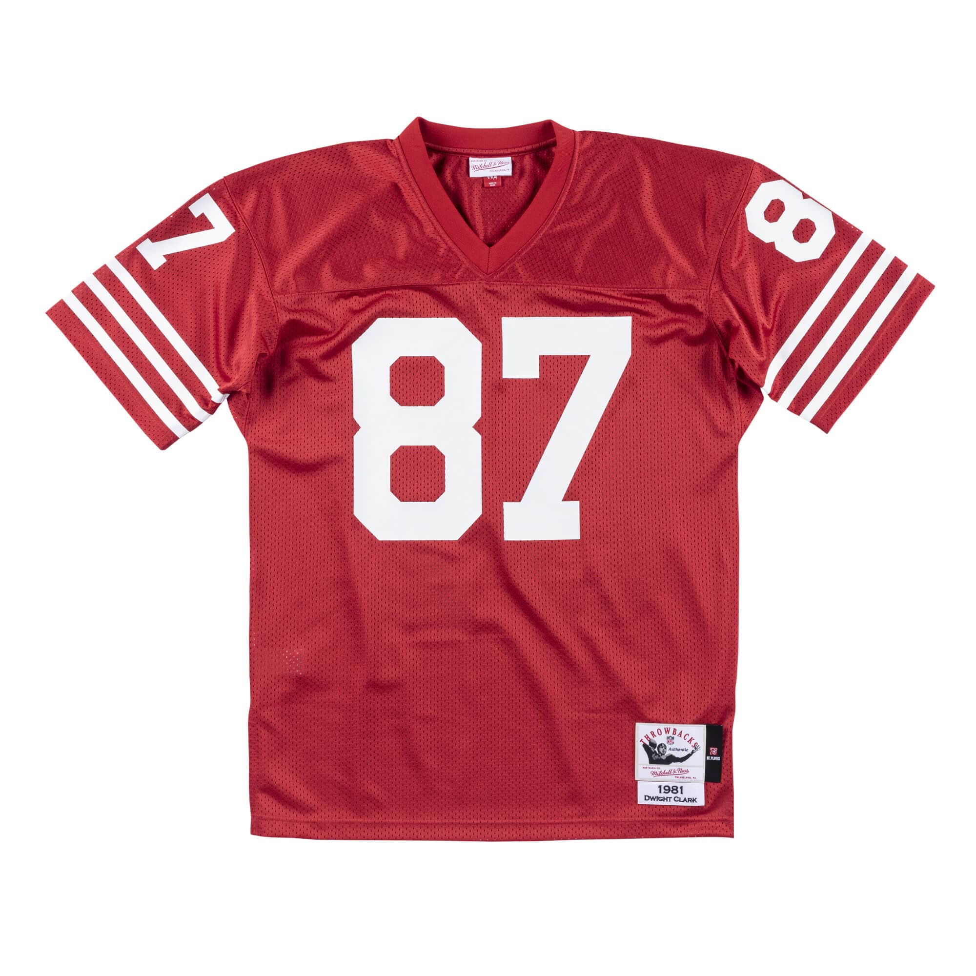 Mens Mitchell & Ness NFL AUTHENTIC JERSEY 49ERS 1981 DWIGHT CLARK