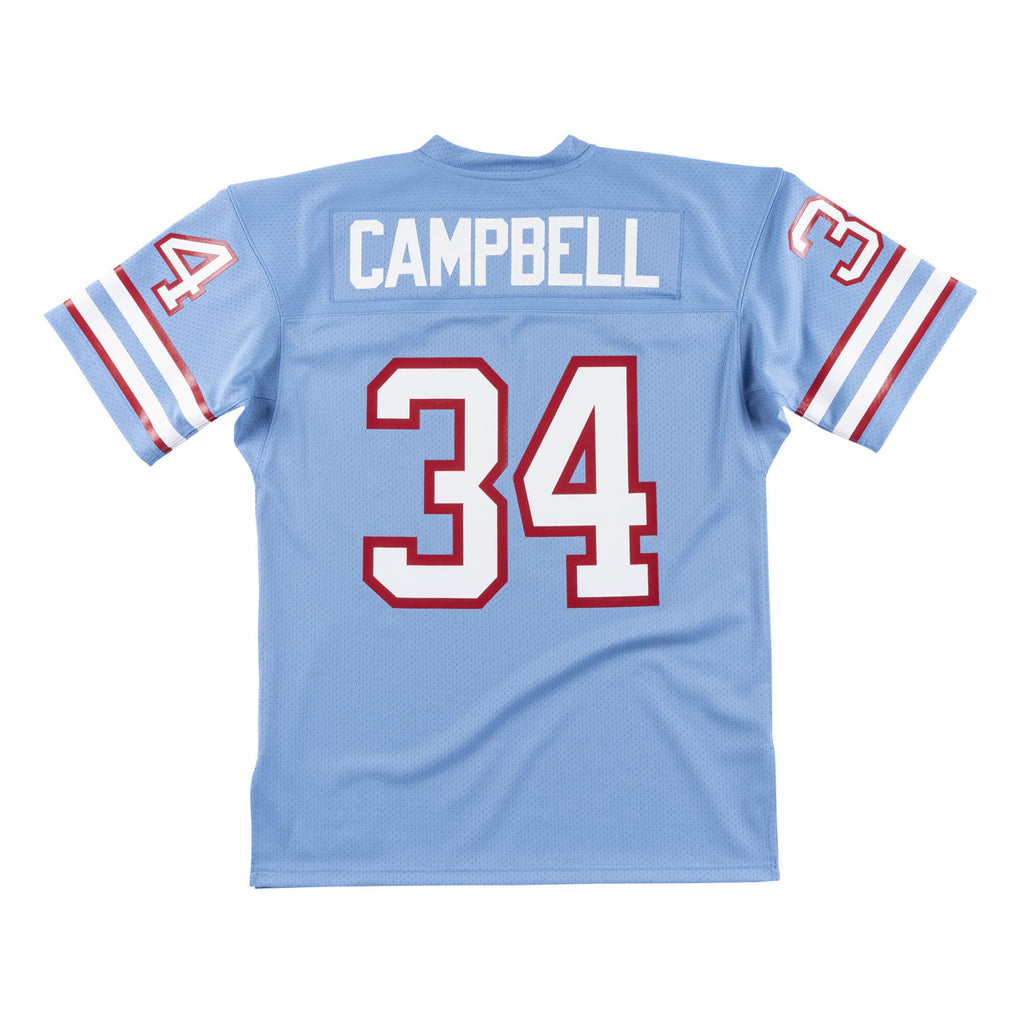 Mens Mitchell & Ness NFL AUTHENTIC JERSEY OILERS 1980 EARL CAMPBELL