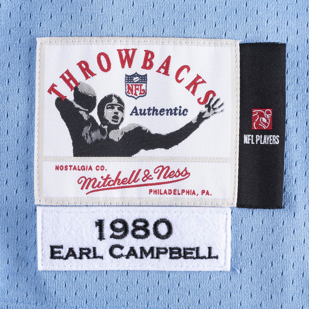 Mens Mitchell & Ness NFL AUTHENTIC JERSEY OILERS 1980 EARL CAMPBELL