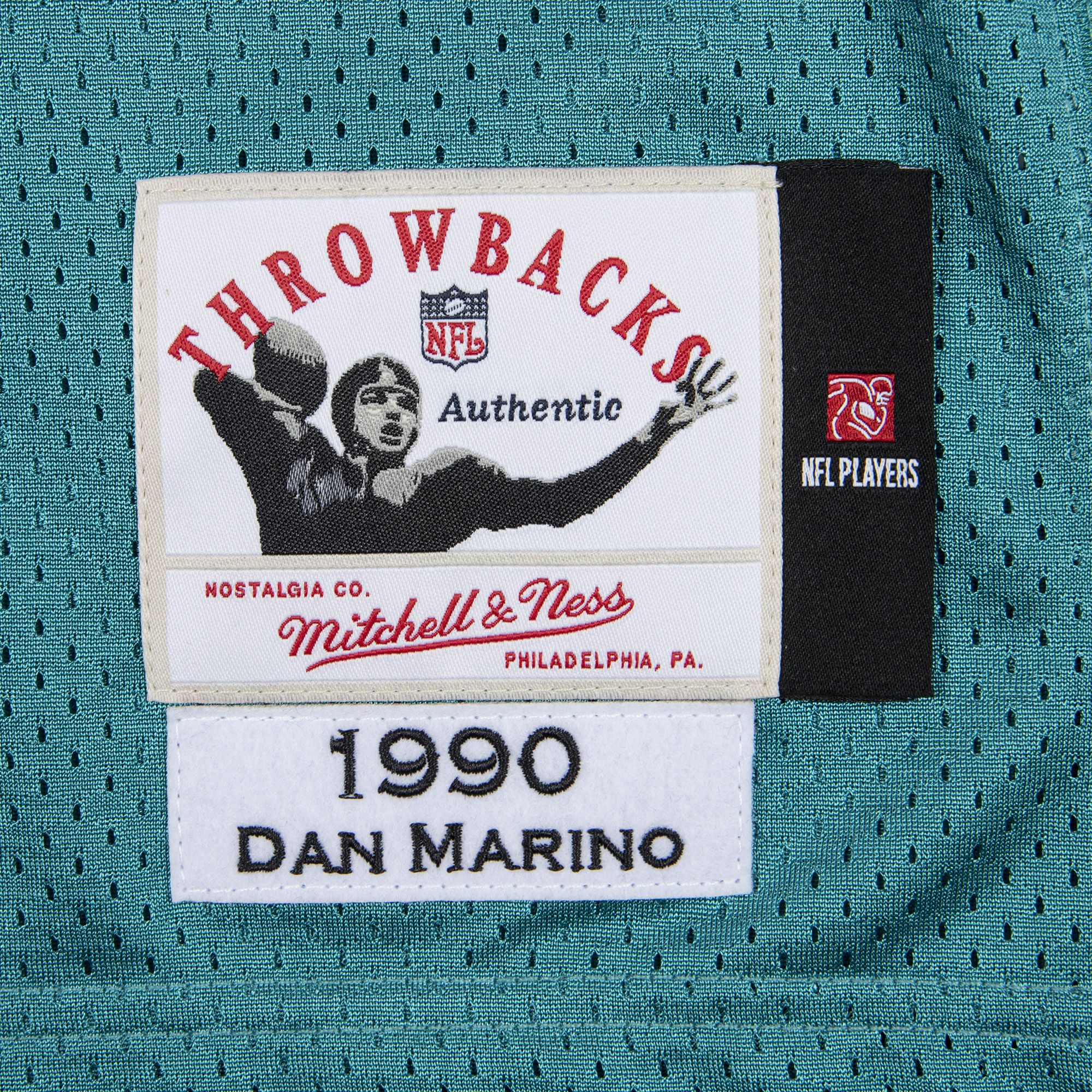 Mens Mitchell & Ness NFL AUTHENTIC JERSEY DOLPHINS 1990 DAN MARINO