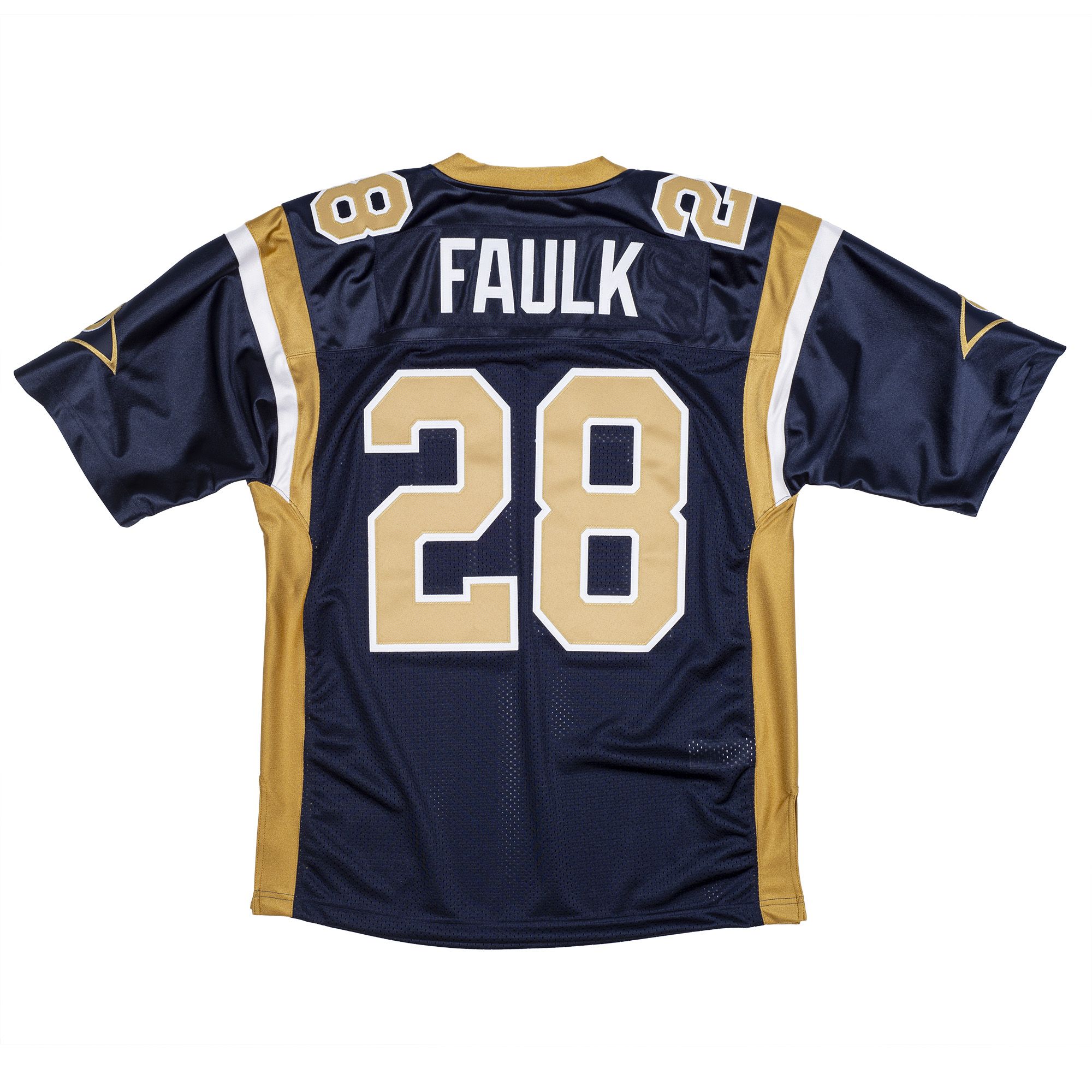 Mens Mitchell & Ness NFL AUTHENTIC JERSEY RAMS 2000 MARSHALL FAULK