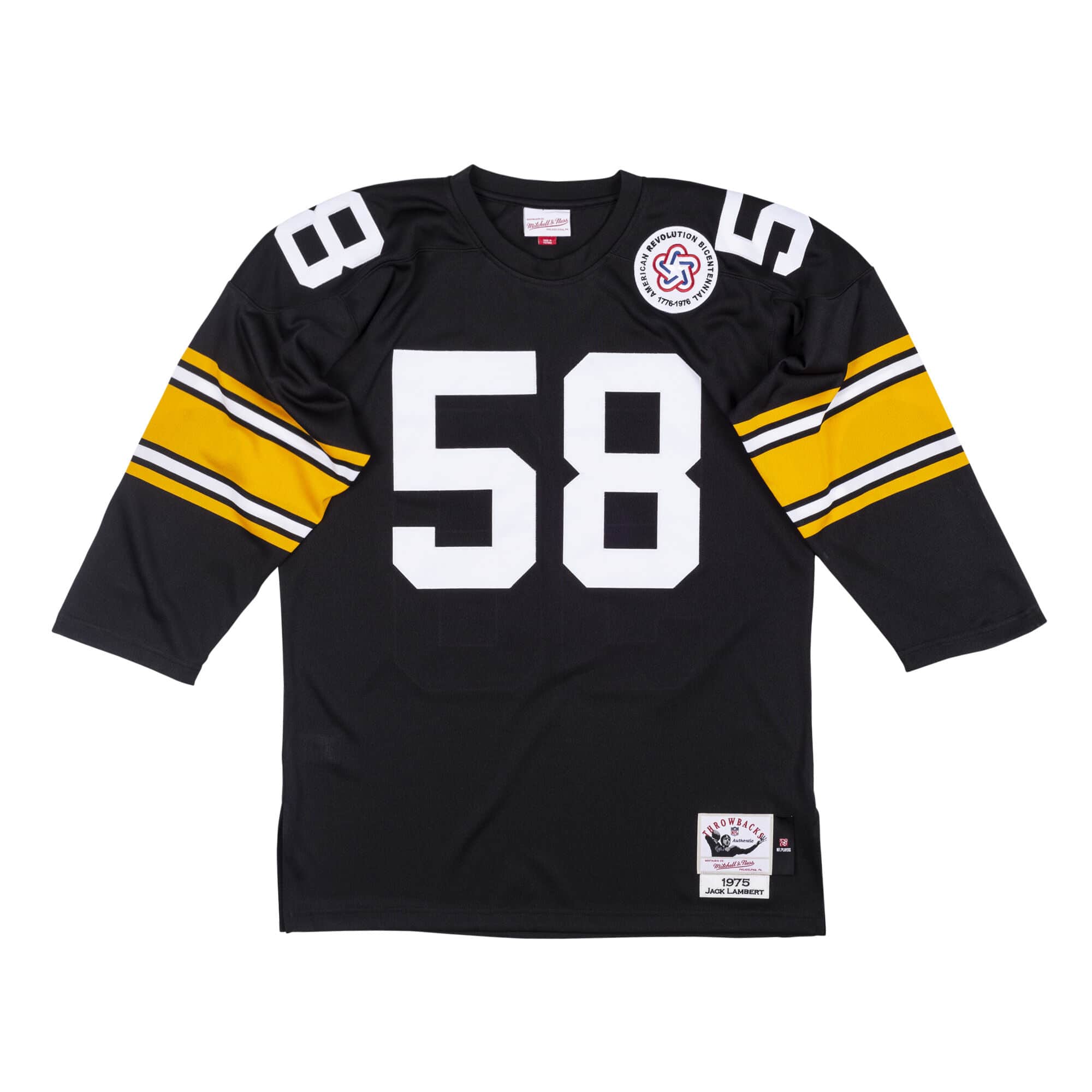 Mens Mitchell & Ness NFL AUTHENTIC JERSEY STEELERS 1975 JACK LAMBERT