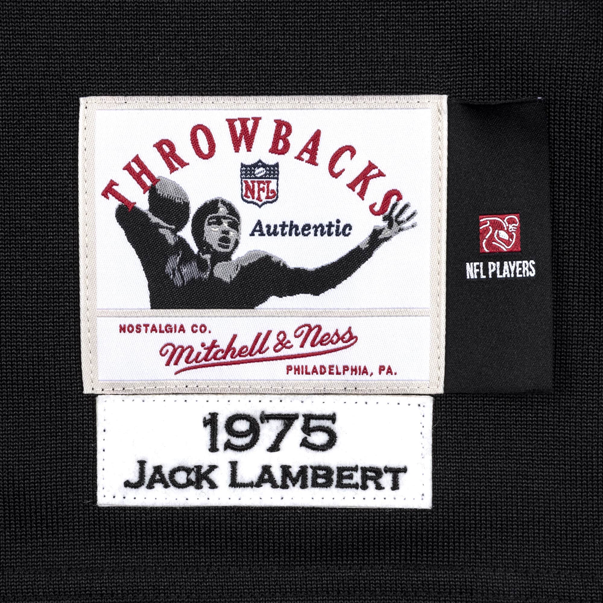 Mens Mitchell & Ness NFL AUTHENTIC JERSEY STEELERS 1975 JACK LAMBERT
