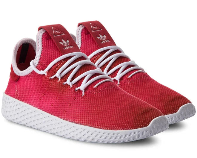 [CQ2301] Grade School Adidas PHARRELL X TENNIS HU J 'SCARLET'