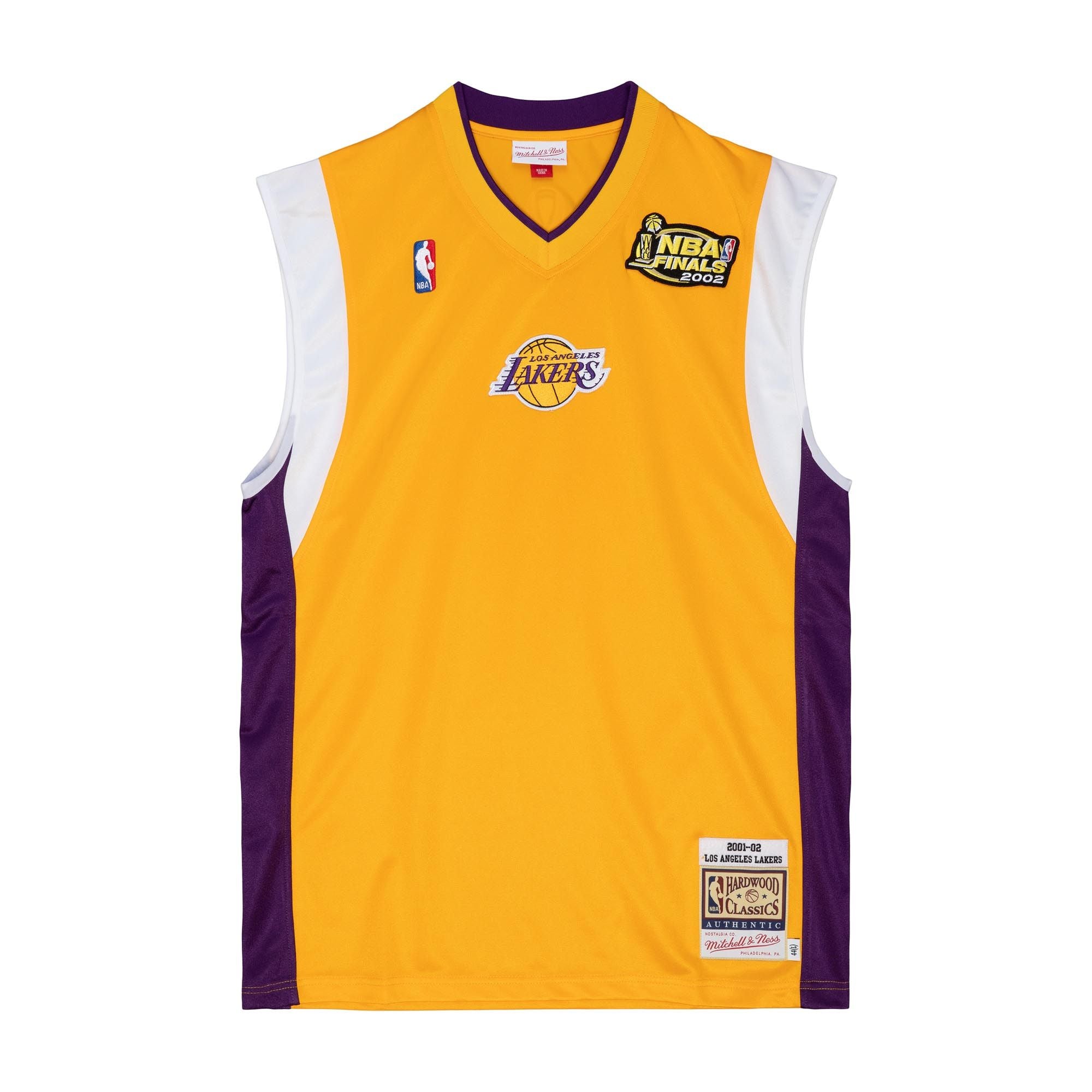 Mens Mitchell & Ness NBA AUTHENTIC SHOOTING SHIRT LAKERS 2001