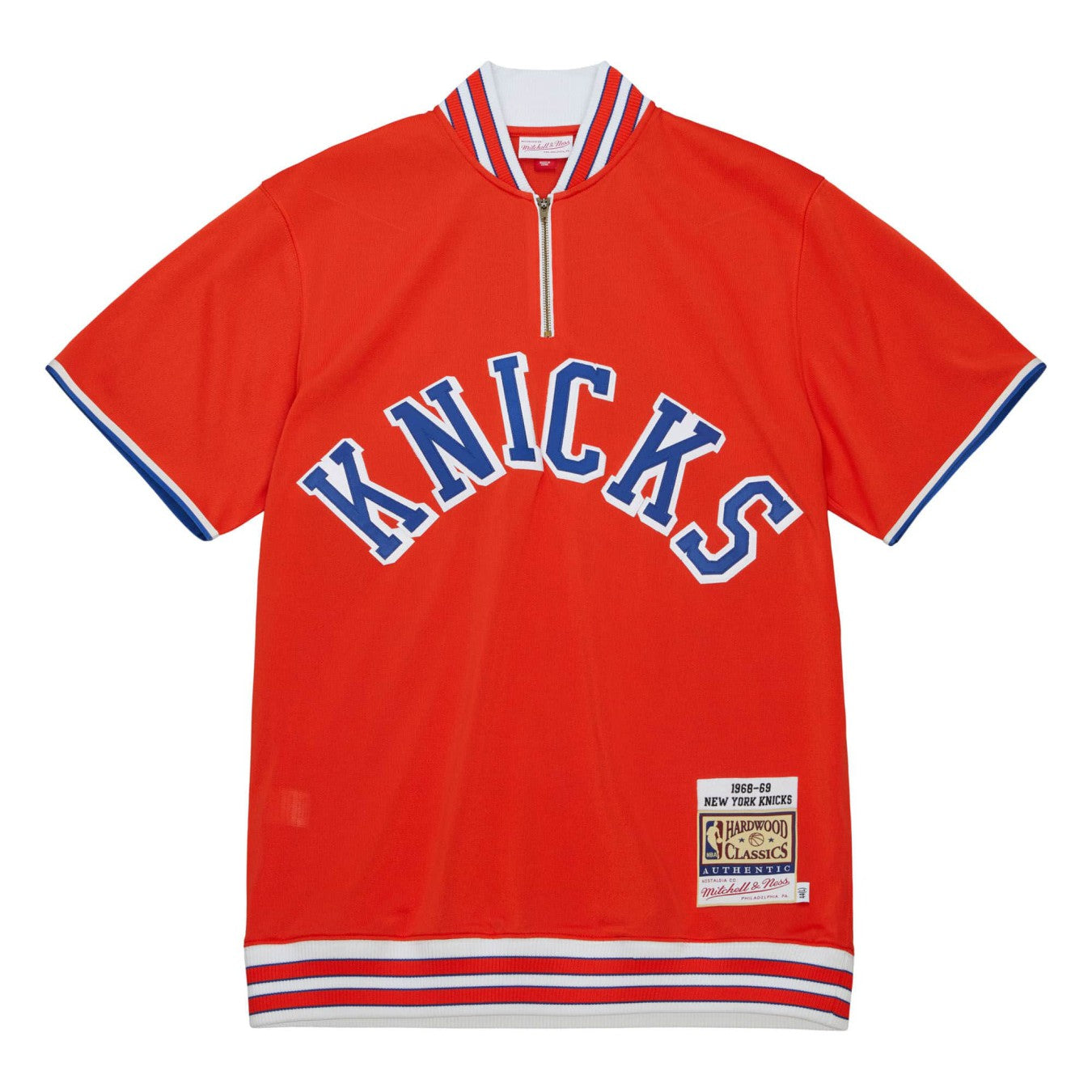 Mens Mitchell & Ness NBA SHOOTING SHIRT KNICKS 1968