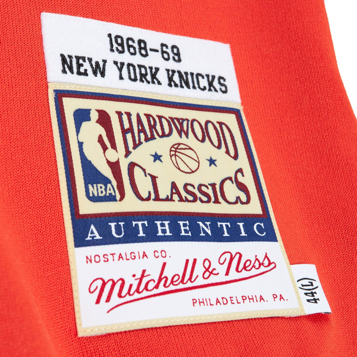 Mens Mitchell & Ness NBA SHOOTING SHIRT KNICKS 1968