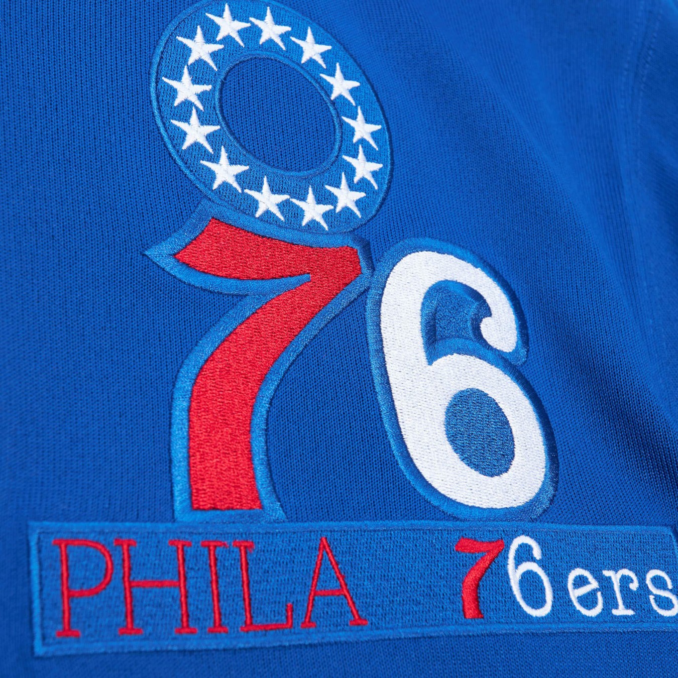 Mens Mitchell & Ness NBA SHOOTING SHIRT 76ERS 1966