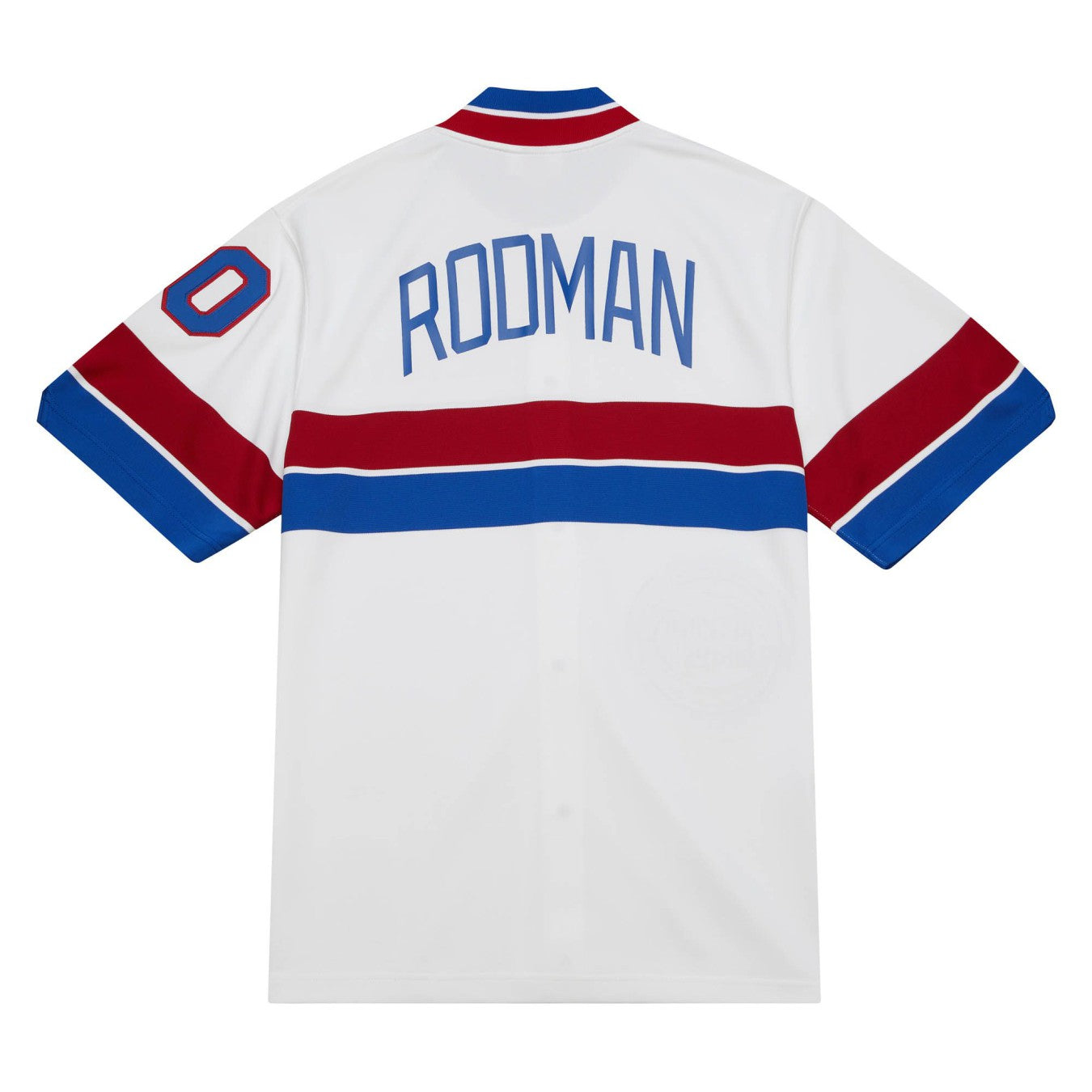 Mens Mitchell & Ness NBA SHOOTING SHIRT PISTONS 1988 DENNIS RODMAN