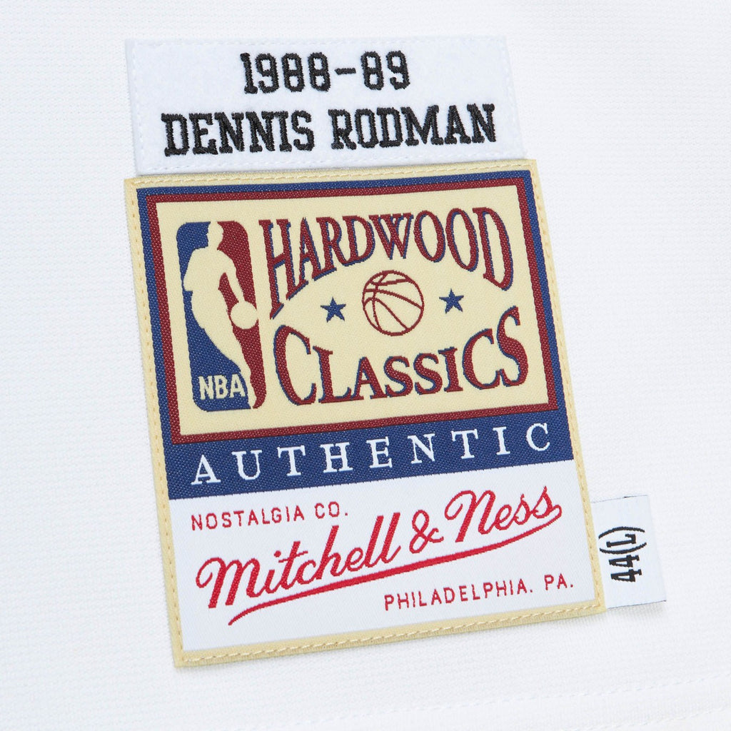 Mens Mitchell & Ness NBA SHOOTING SHIRT PISTONS 1988 DENNIS RODMAN