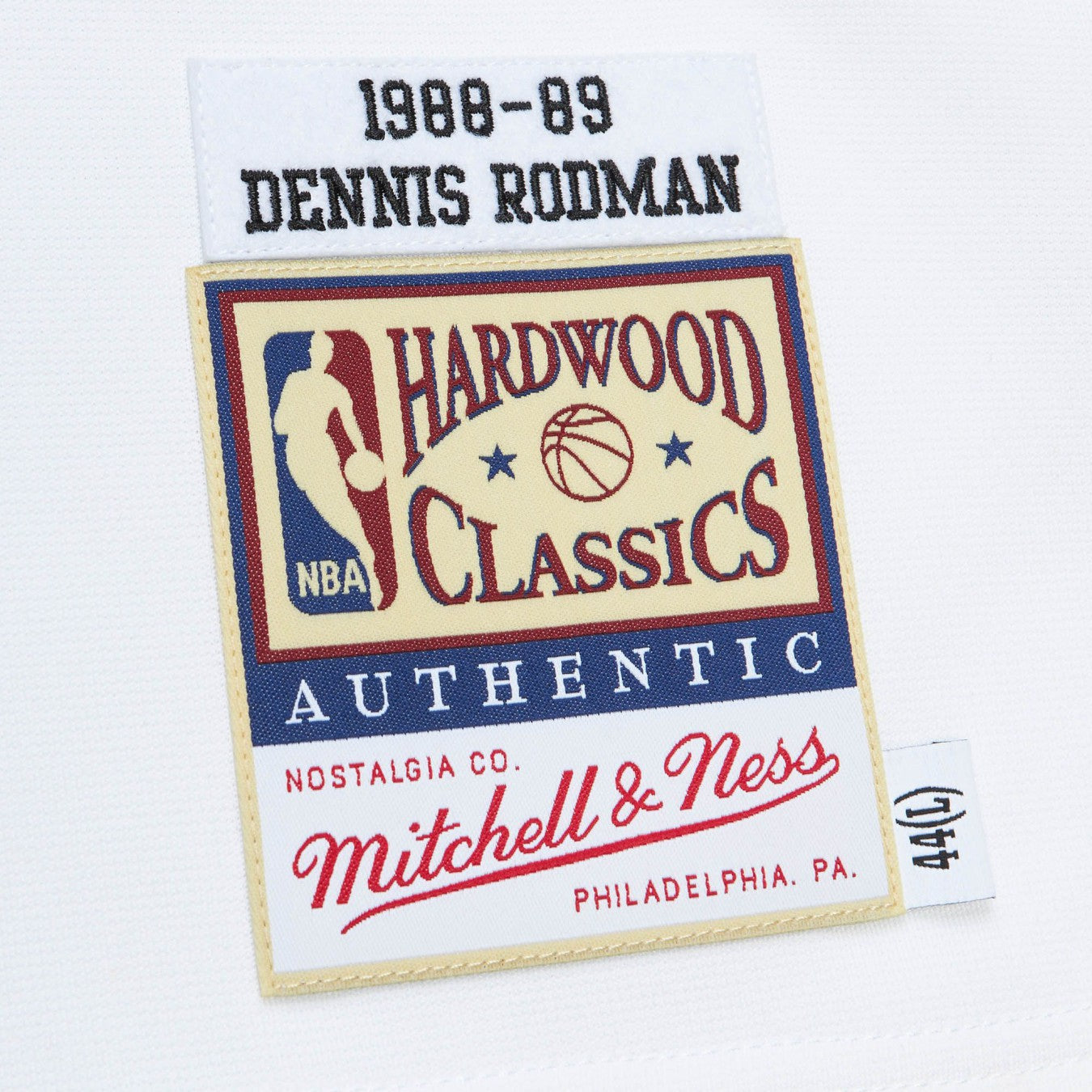 Mens Mitchell & Ness NBA SHOOTING SHIRT PISTONS 1988 DENNIS RODMAN